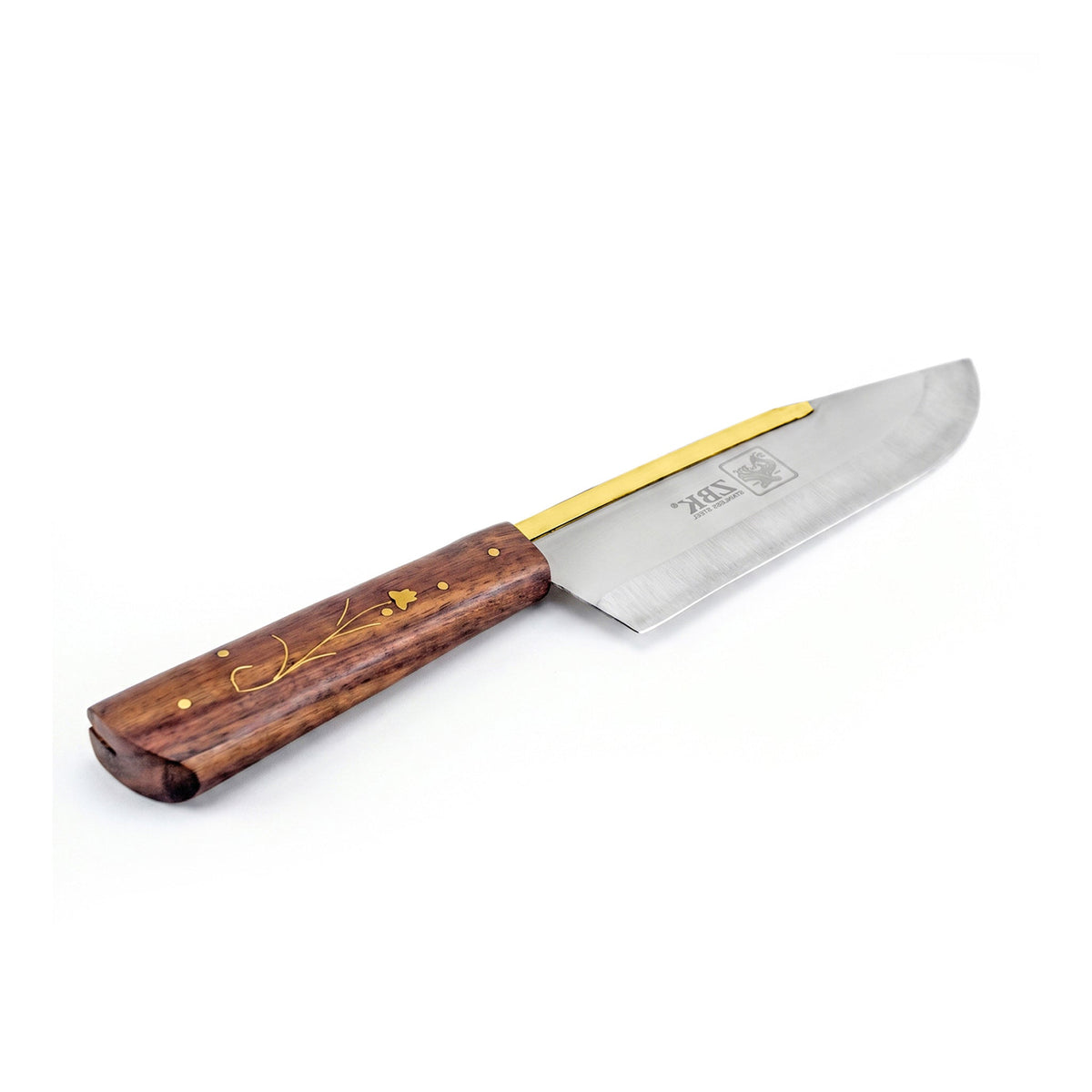 Z.B.K Stainless Steel Pointed Butcher Knife With Wooden Handle Kaka Bawa Sons