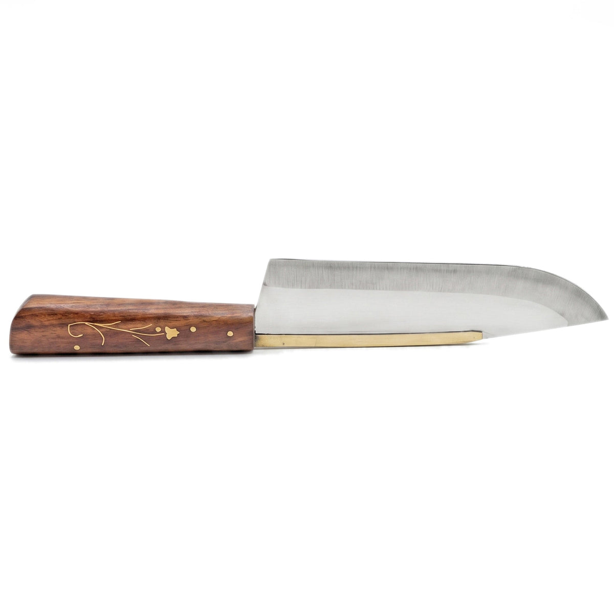 Z.B.K Stainless Steel Pointed Butcher Knife With Wooden Handle Kaka Bawa Sons