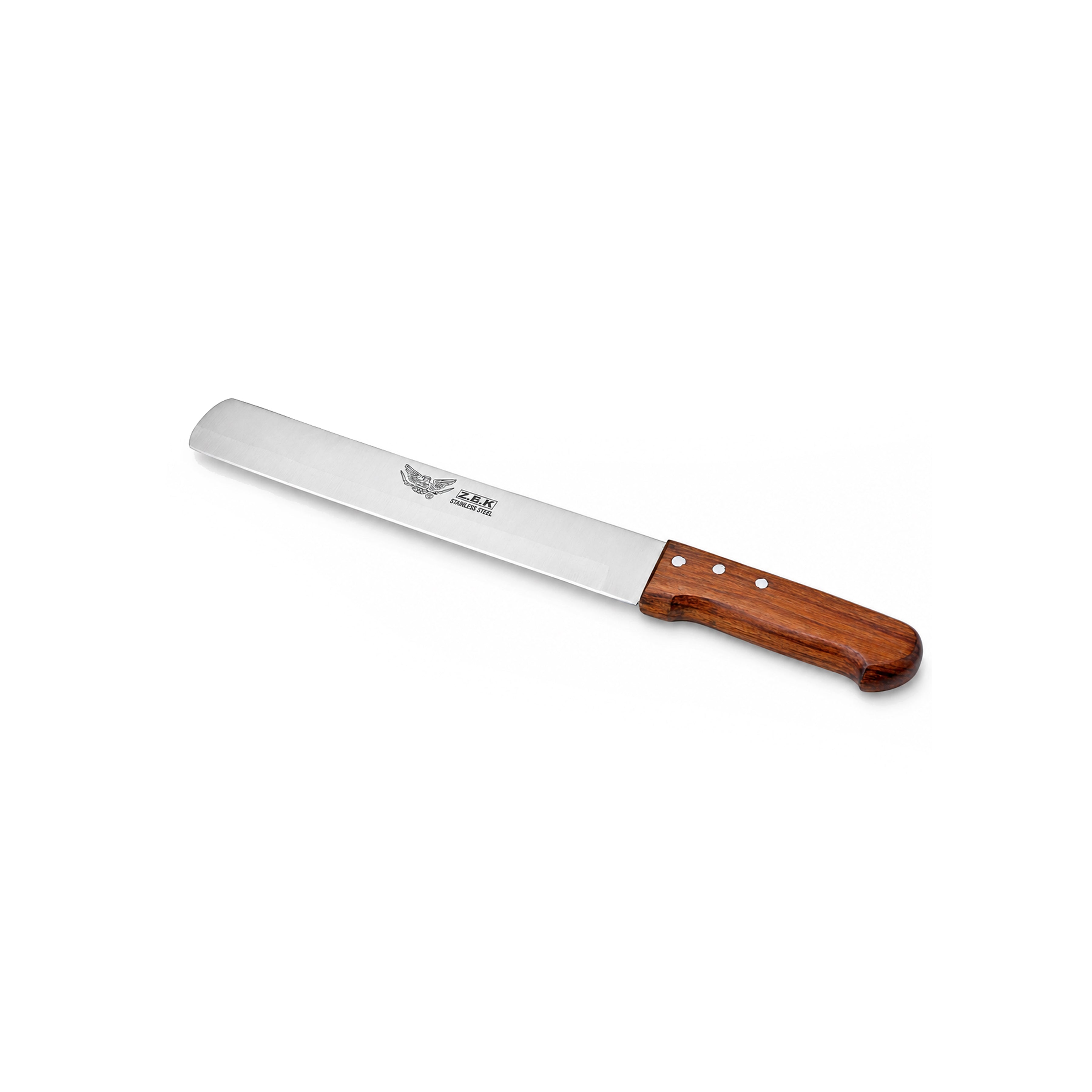 Z.B.K Stainless Steel Burger Knife With Wooden Handle