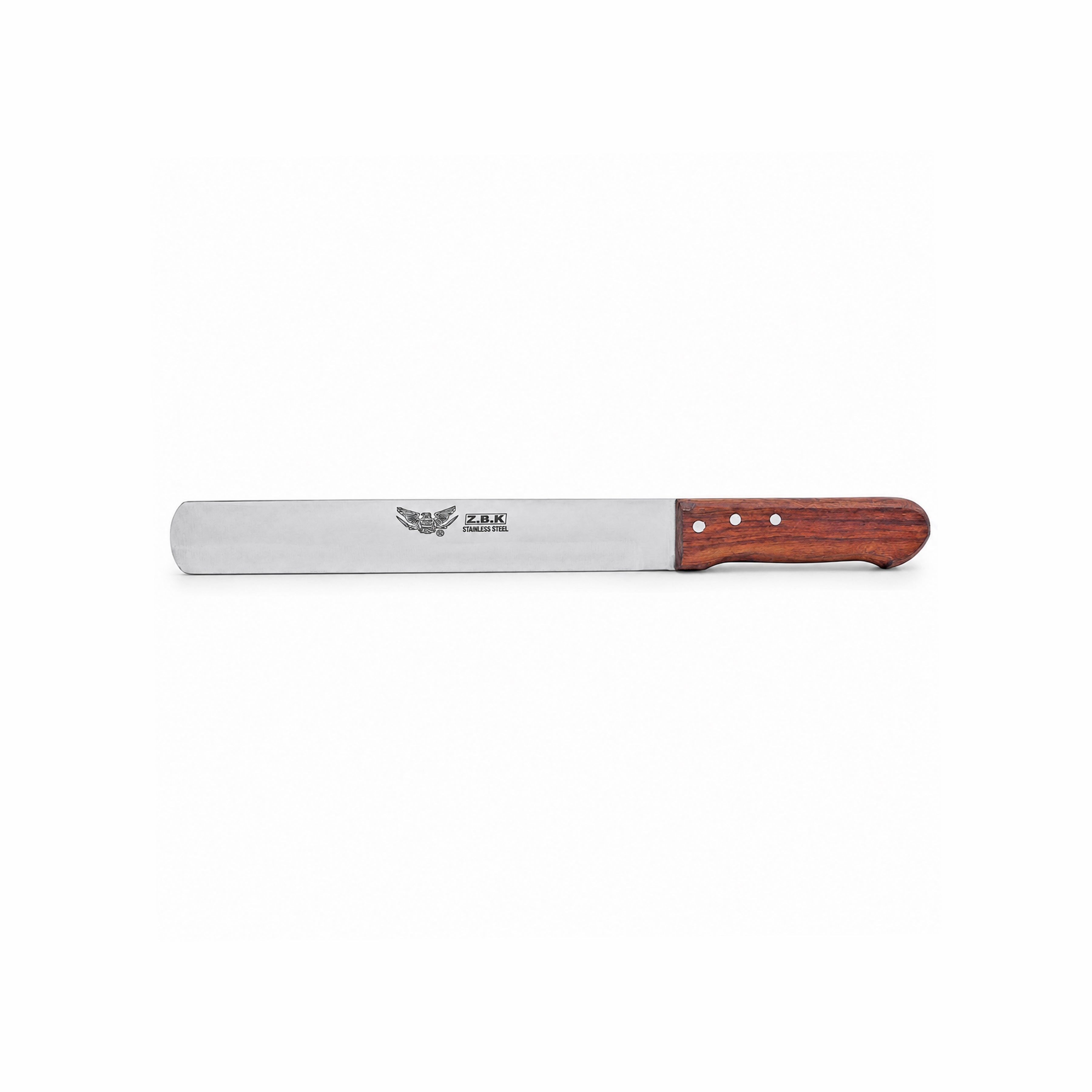 Z.B.K Stainless Steel Burger Knife With Wooden Handle