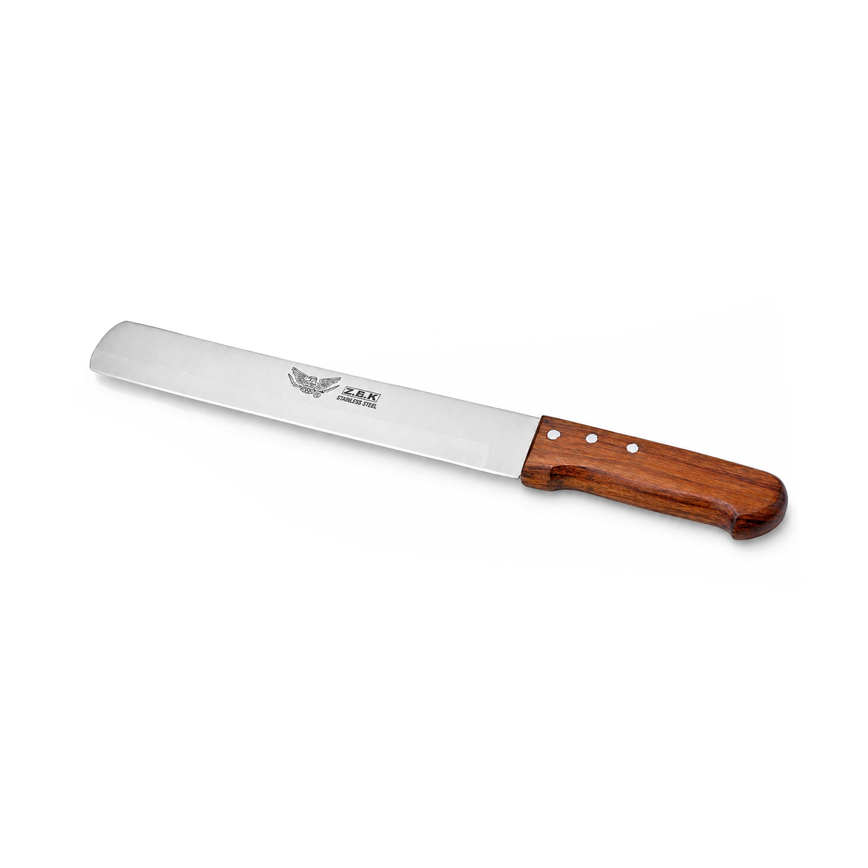 Z.B.K Stainless Steel Burger Knife With Wooden Handle