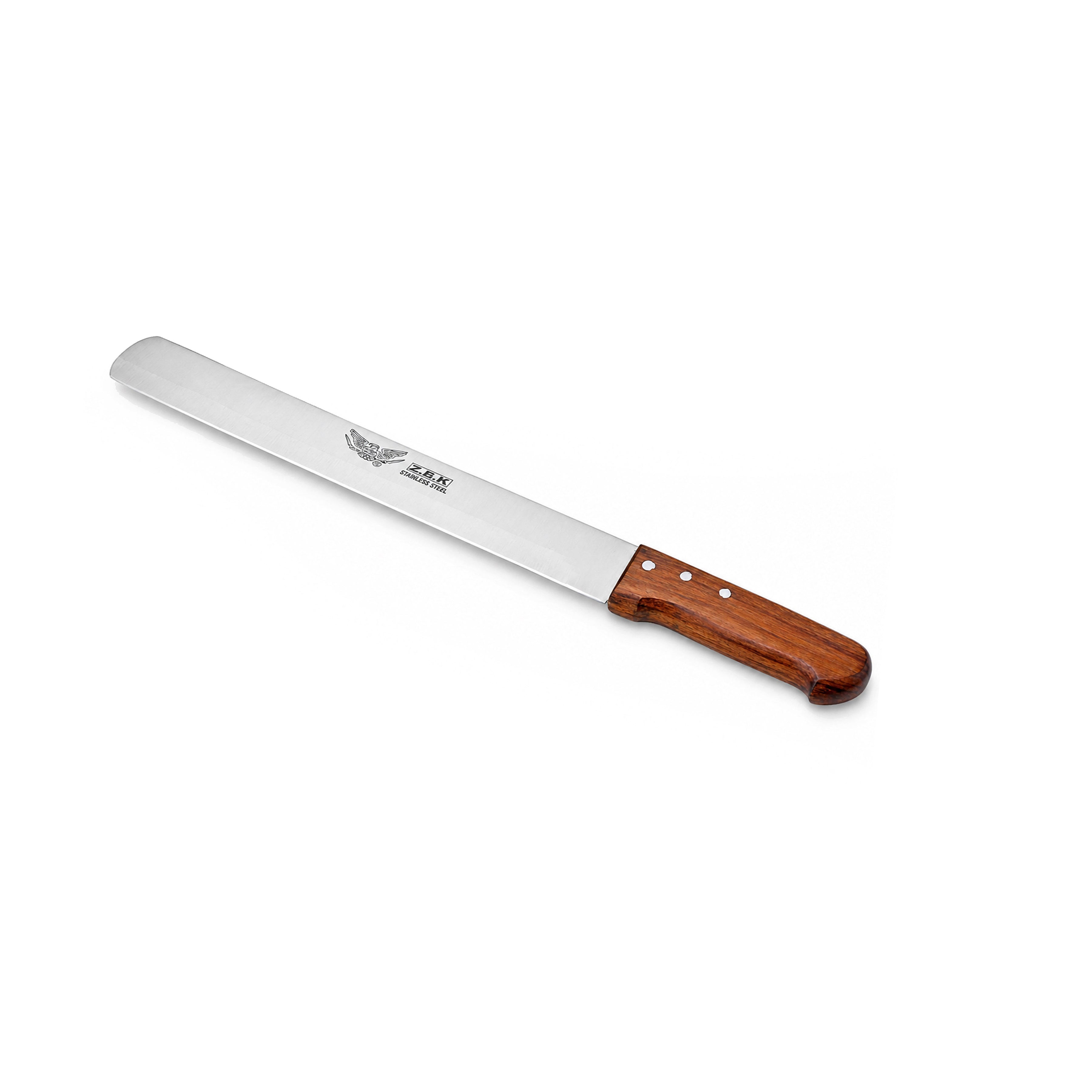 Z.B.K Stainless Steel Burger Knife With Wooden Handle