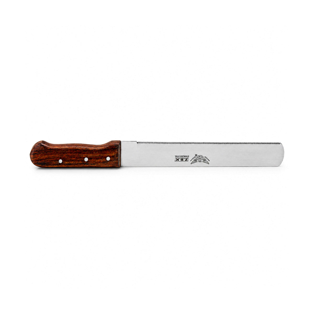 Z.B.K Stainless Steel Burger Knife With Wooden Handle Kaka Bawa Sons