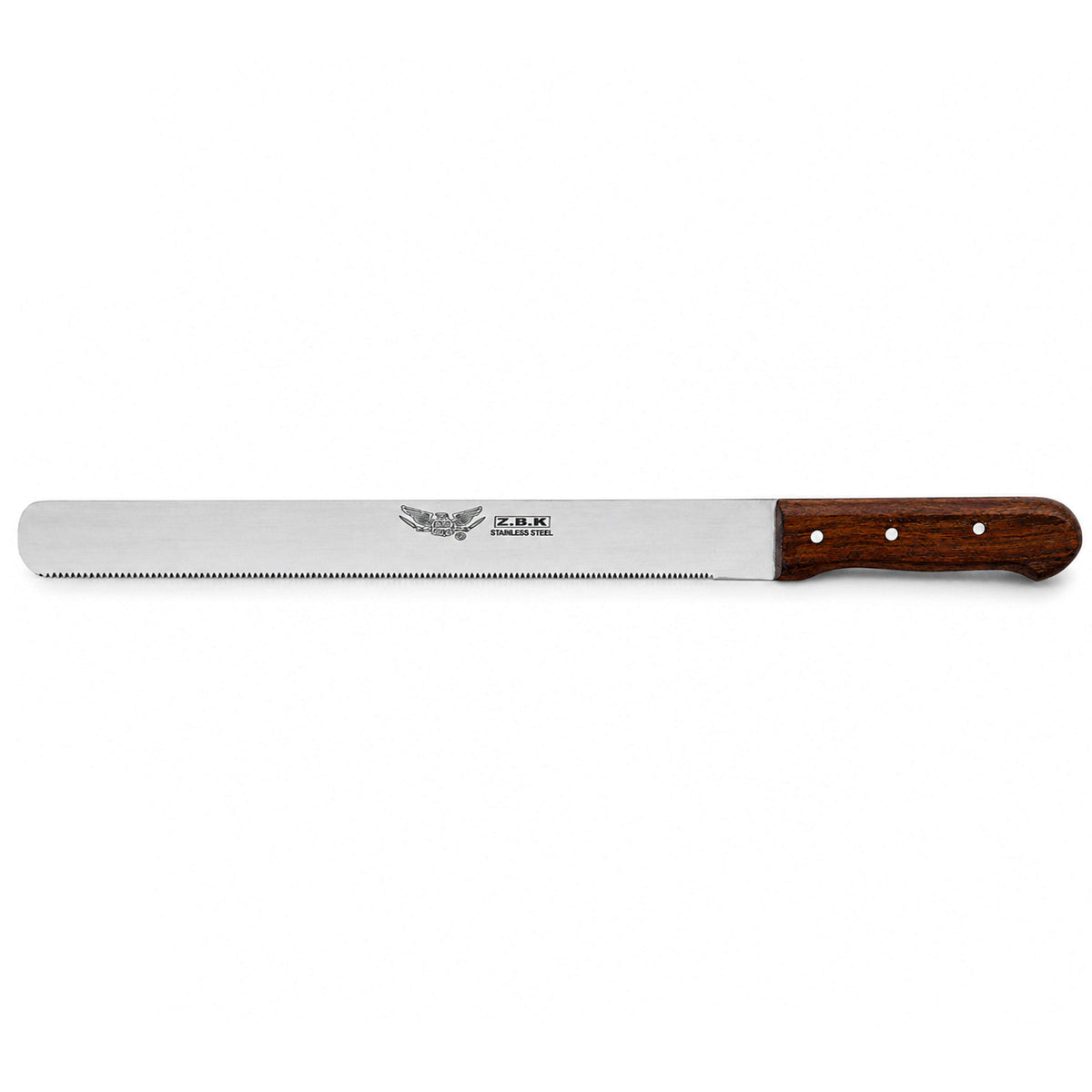 Z.B.K Stainless Steel Burger Knife With Wooden Handle Kaka Bawa Sons