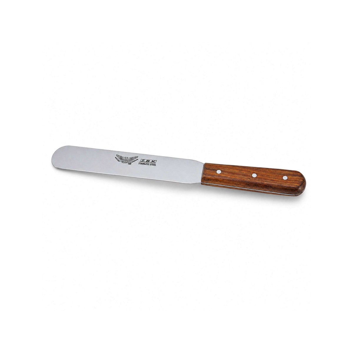 Z.B.K Stainless Steel Spatula With Wooden Handle Kaka Bawa Sons