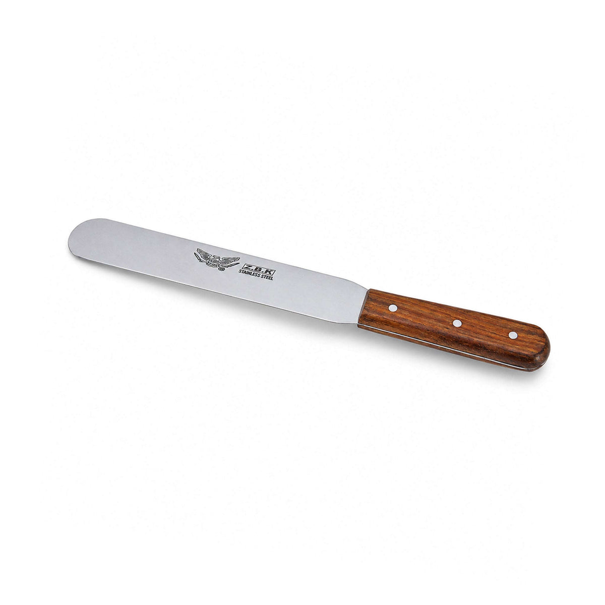 Z.B.K Stainless Steel Spatula With Wooden Handle Kaka Bawa Sons