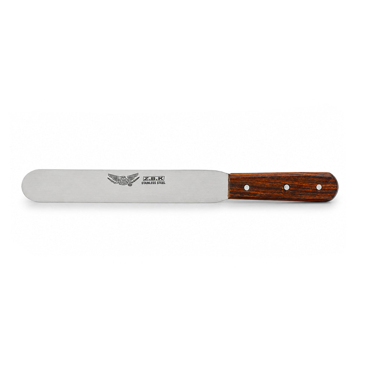 Z.B.K Stainless Steel Spatula With Wooden Handle Kaka Bawa Sons