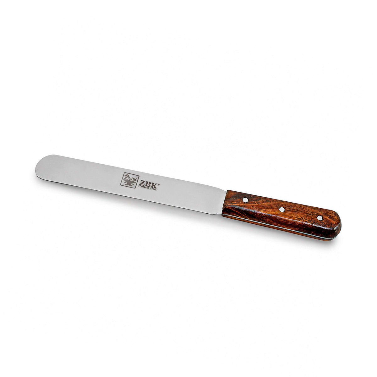 Z.B.K Stainless Steel Spatula With Wooden Handle Kaka Bawa Sons