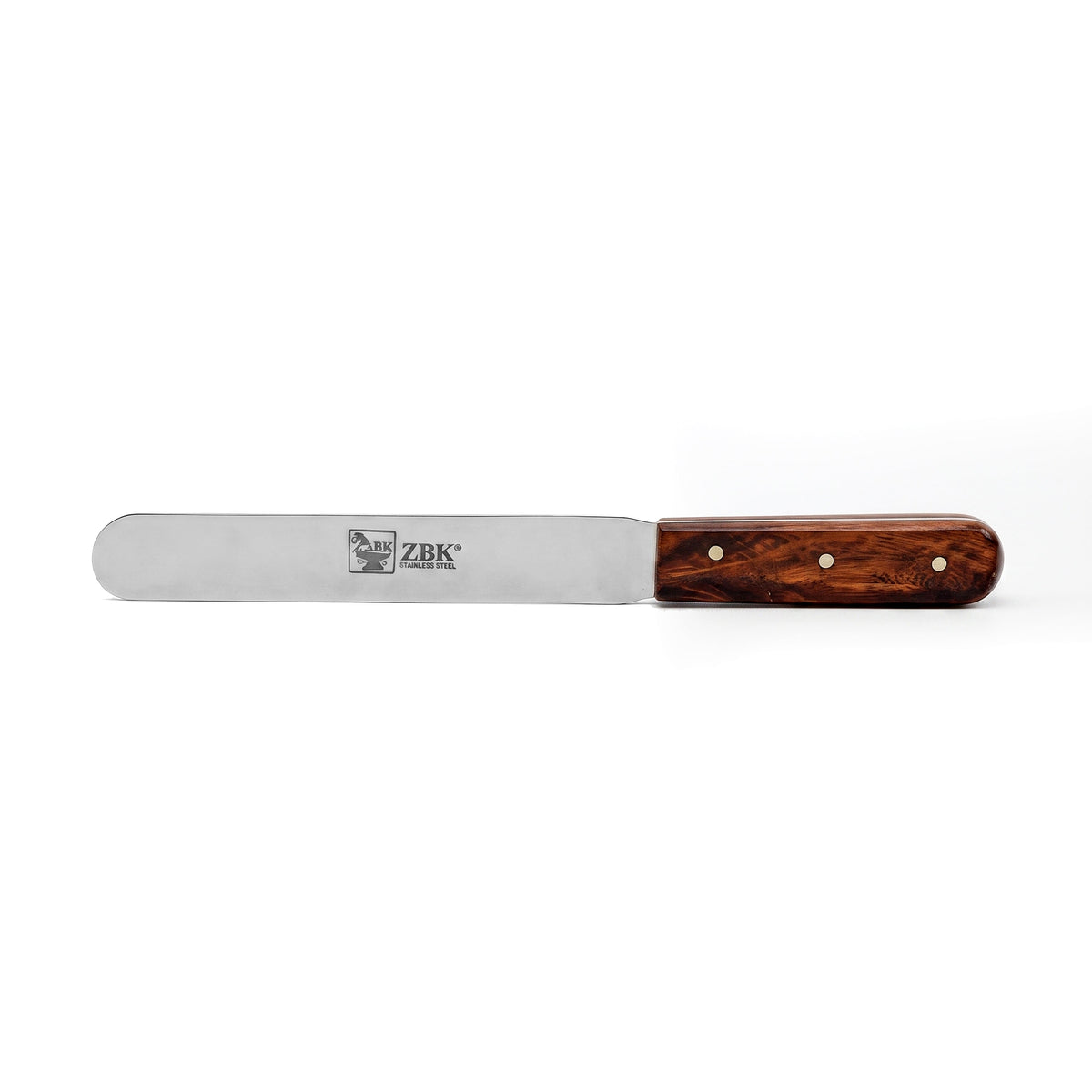 Z.B.K Stainless Steel Spatula With Wooden Handle Kaka Bawa Sons