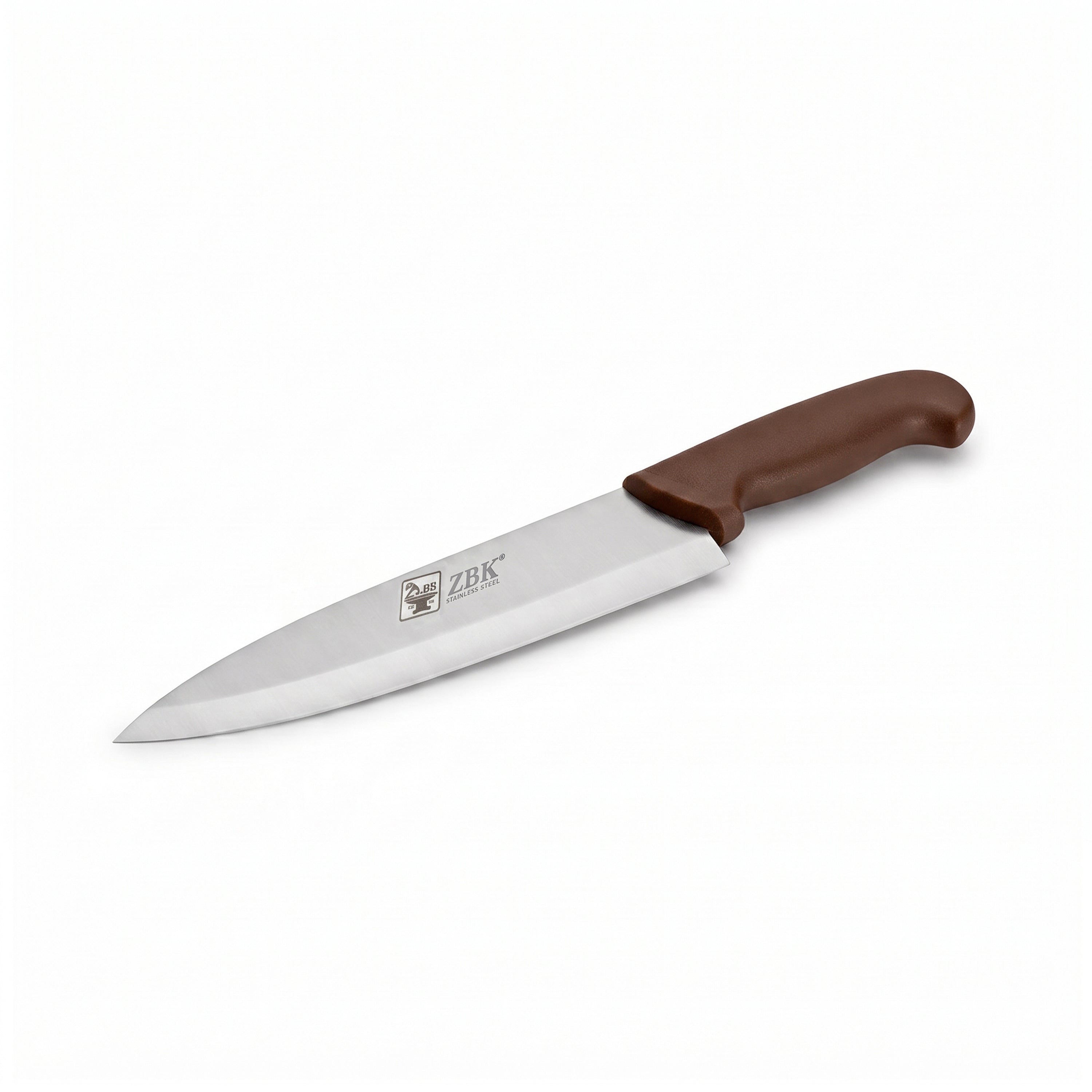 Z.B.K  12-Inch Stainless Steel Butcher Knife With Colored Wooden Handle