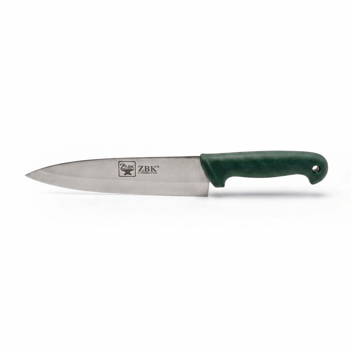 Z.B.K  12-Inch Stainless Steel Butcher Knife With Colored Wooden Handle