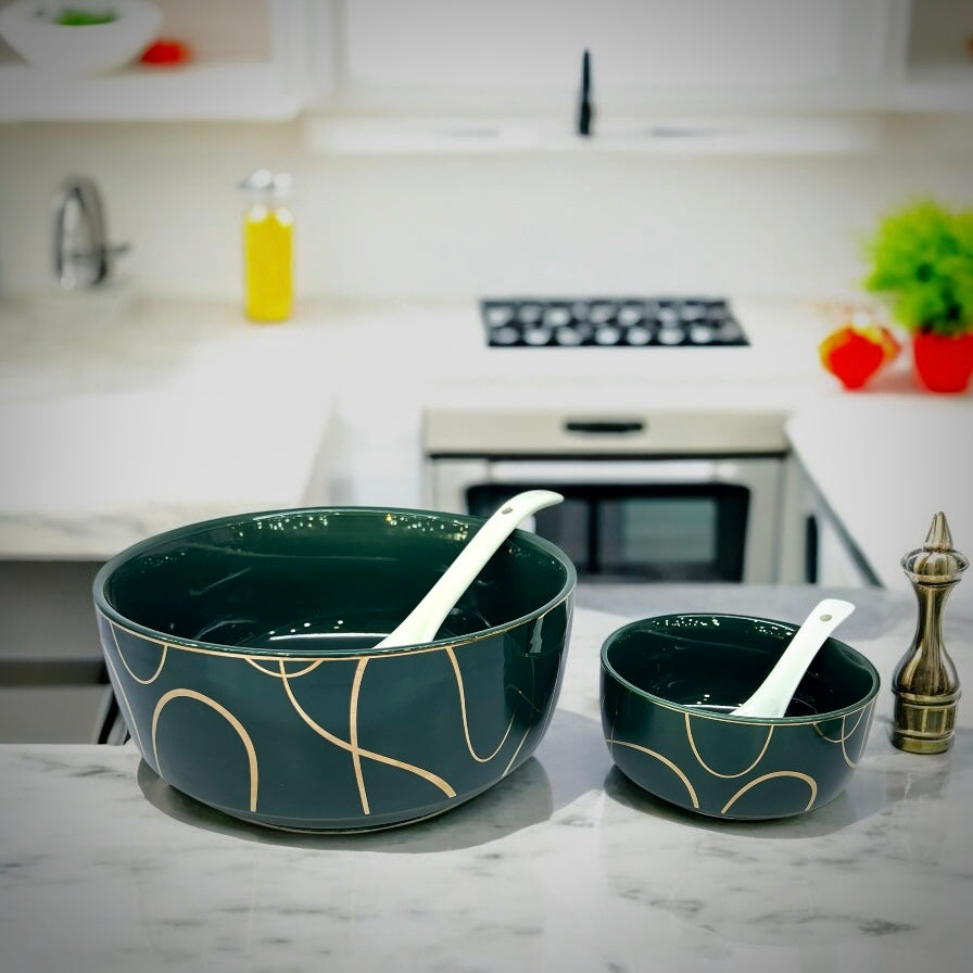 Onemore Soup Set Green (14/Pcs)