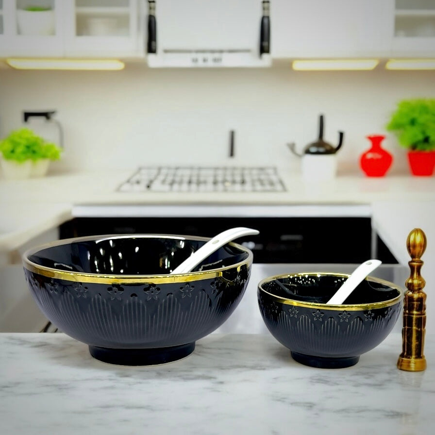 Onemore Soup Set Black (14/Pcs)