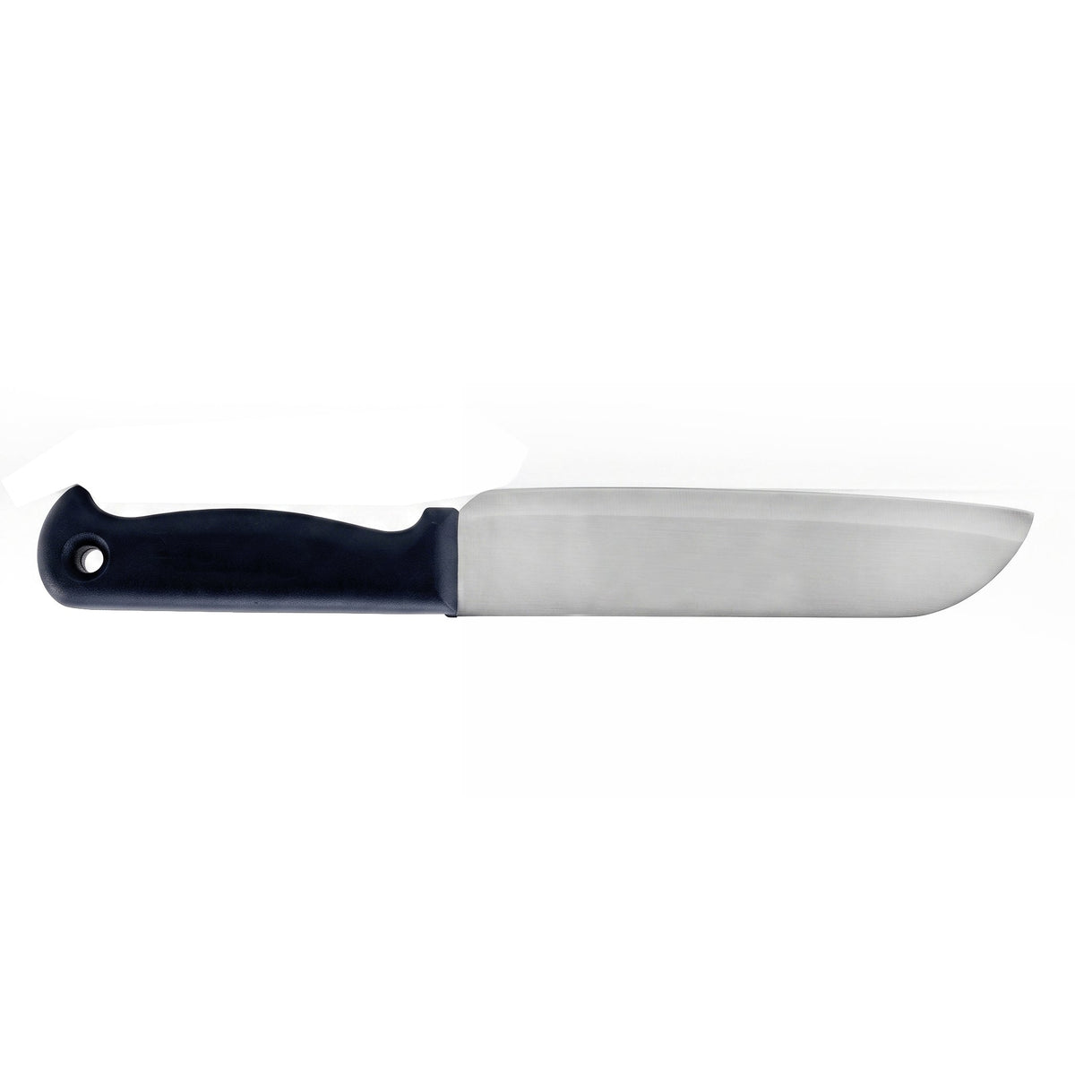 Z.B.K 8-Inch Stainless Steel Santoku Chef Knife With Black Silicon Handle Kaka Bawa Sons