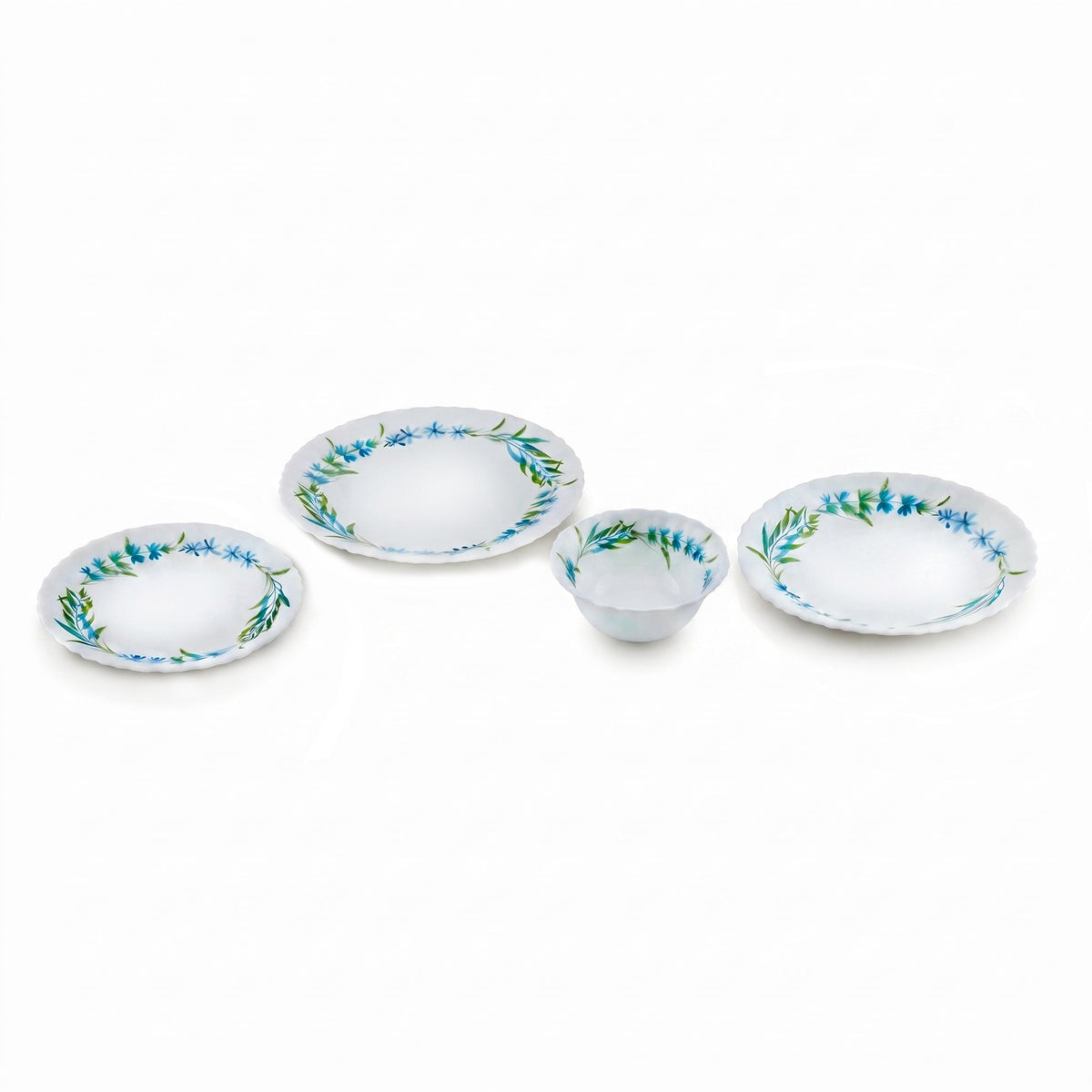 Danny Home 24-Piece Marble Plate Set Kaka Bawa Sons