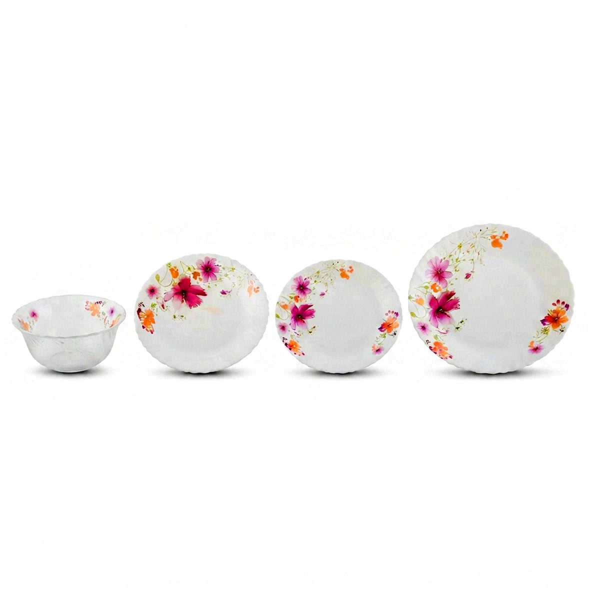 Danny Home 24-Piece Marble Plate Set Kaka Bawa Sons