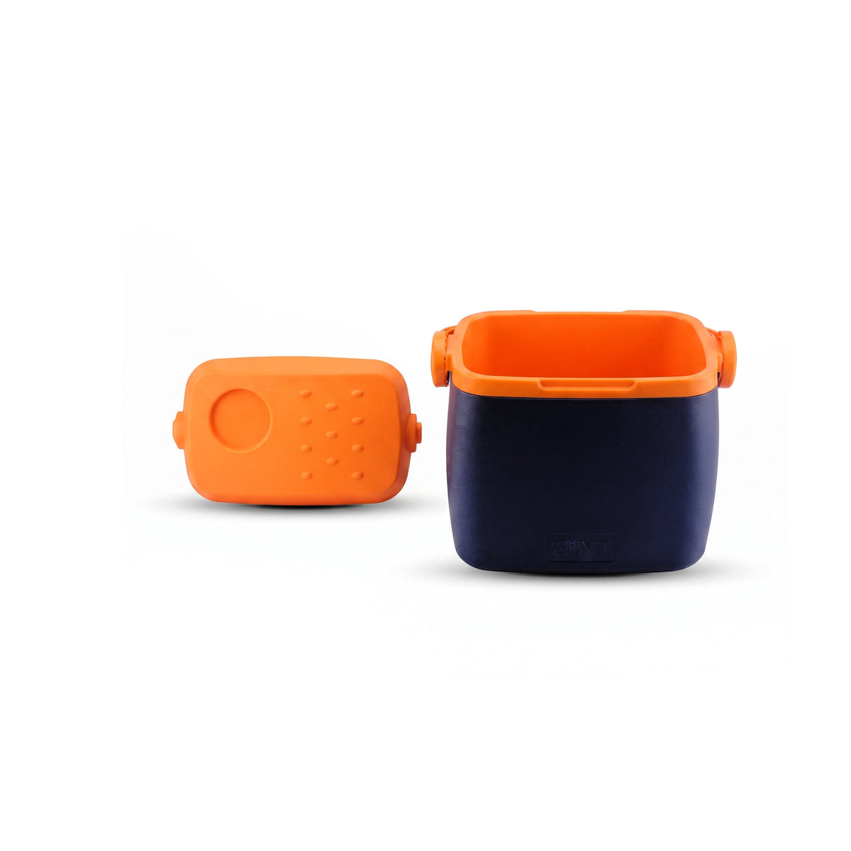 Gint Plastic Black & Orange Ice Box Kaka Bawa Sons