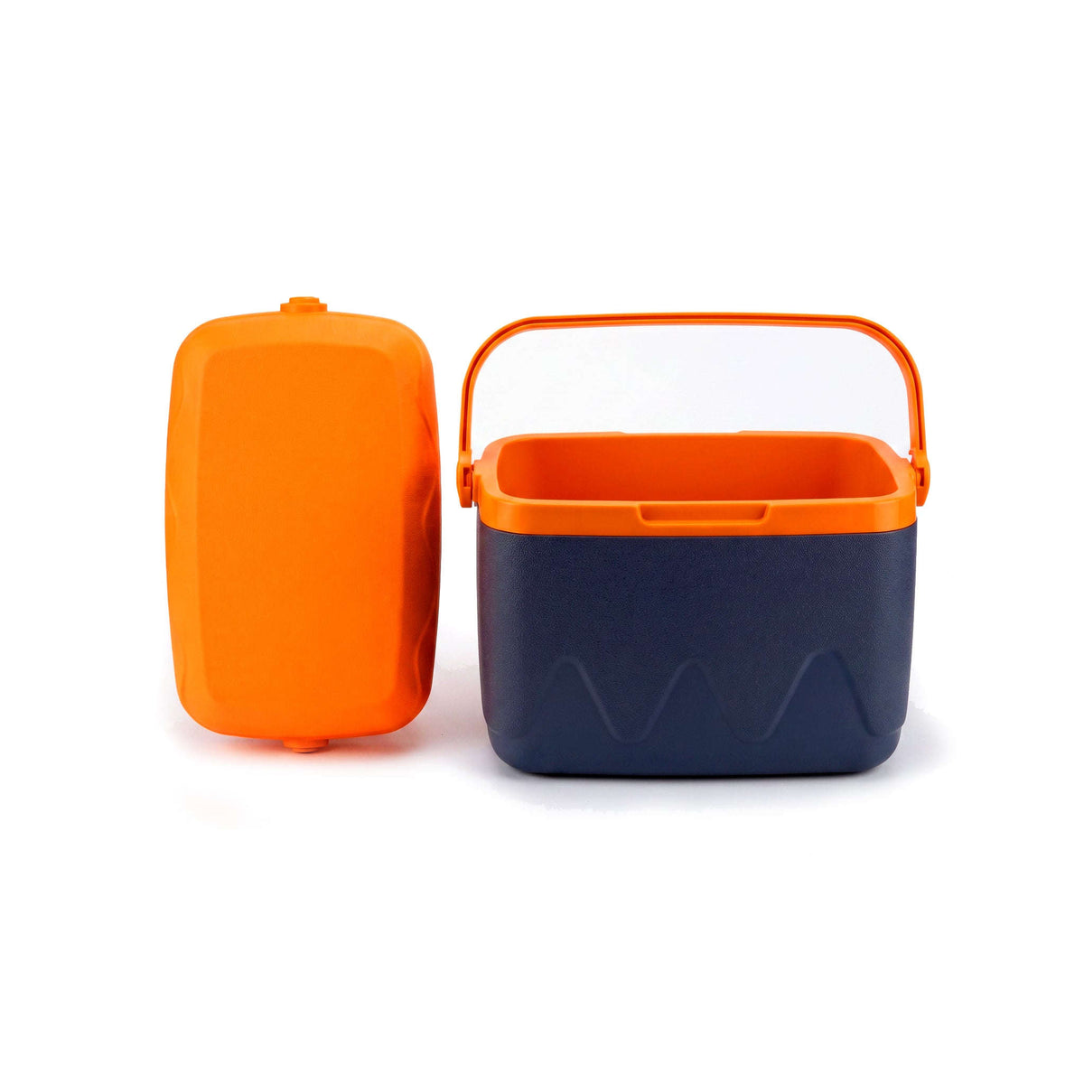 Gint Plastic Black & Orange Ice Box Kaka Bawa Sons