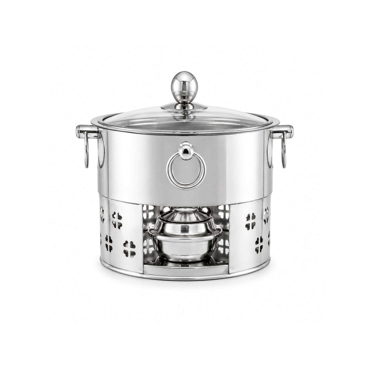 R/S AL-Ansar 20 Cm Stainless Steel Soup Pot Kaka Bawa Sons
