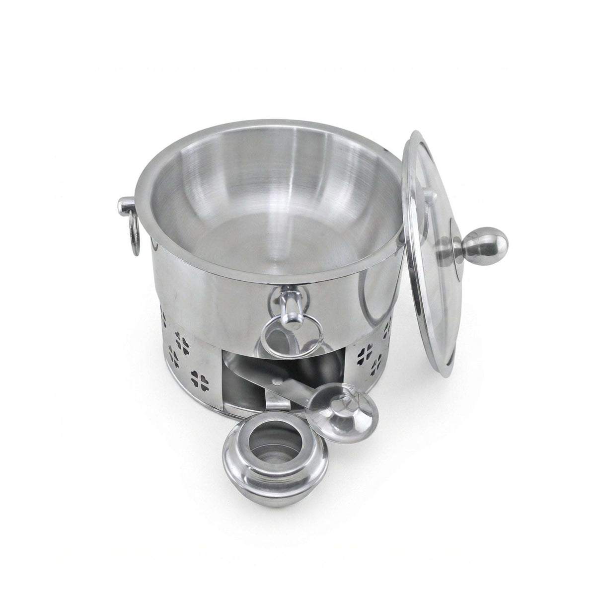 R/S AL-Ansar 20 Cm Stainless Steel Soup Pot Kaka Bawa Sons