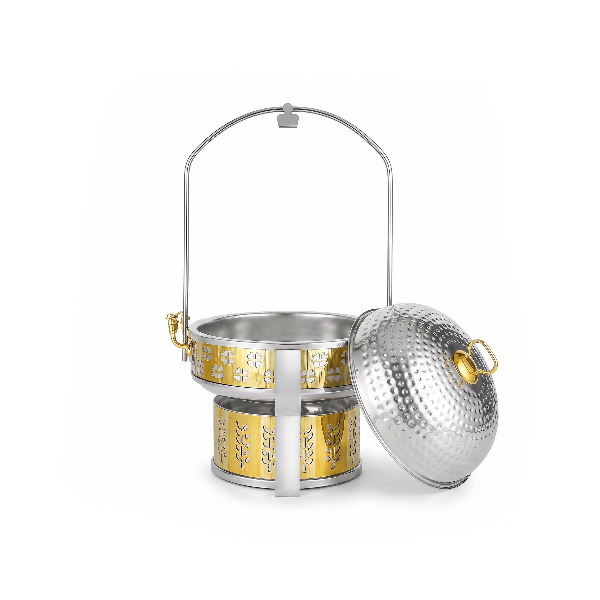 Oman Round Stainless Steel Open Chafing Dish | 6 Sizes: 20cm to 40cm