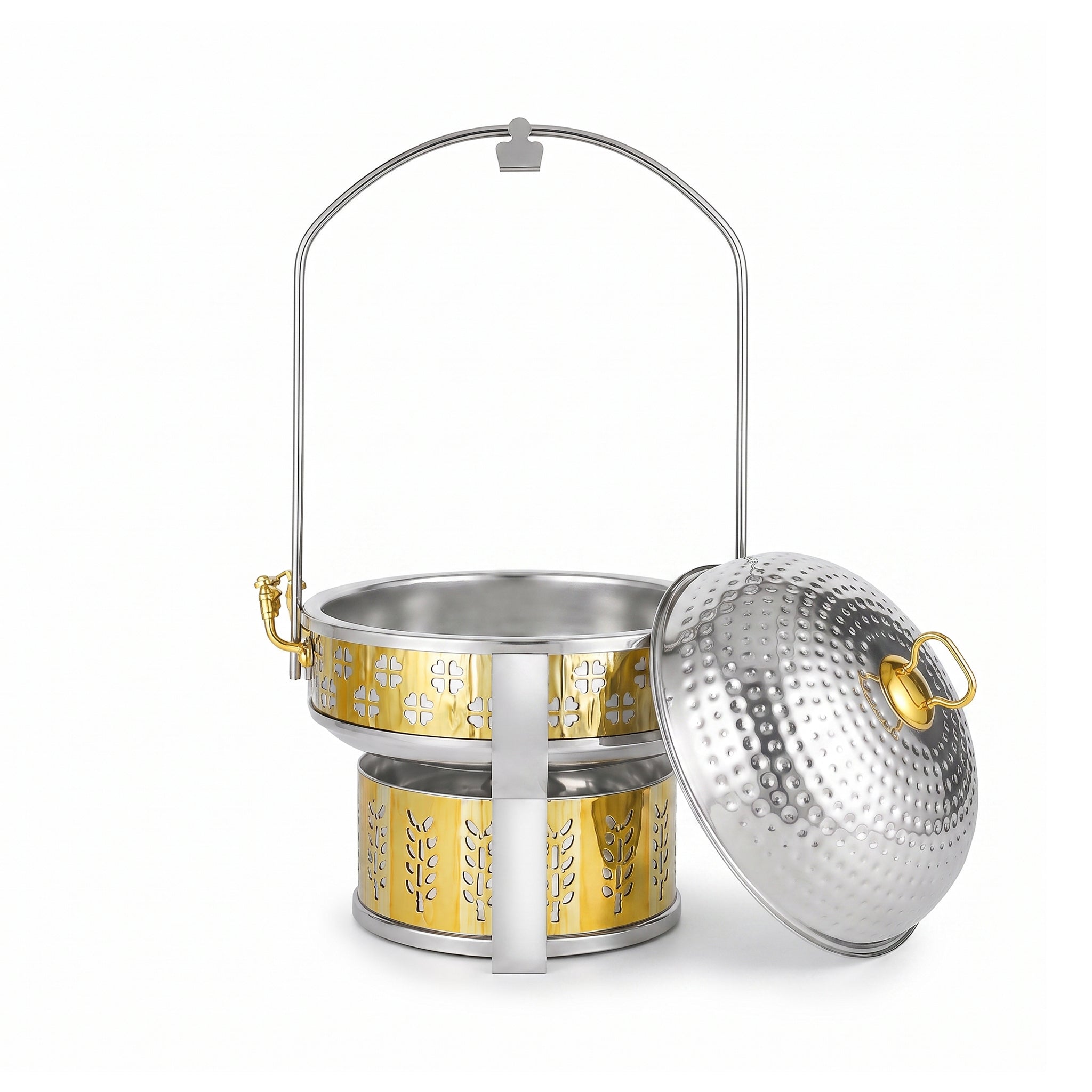 Oman Round Stainless Steel Open Chafing Dish | 6 Sizes: 20cm to 40cm