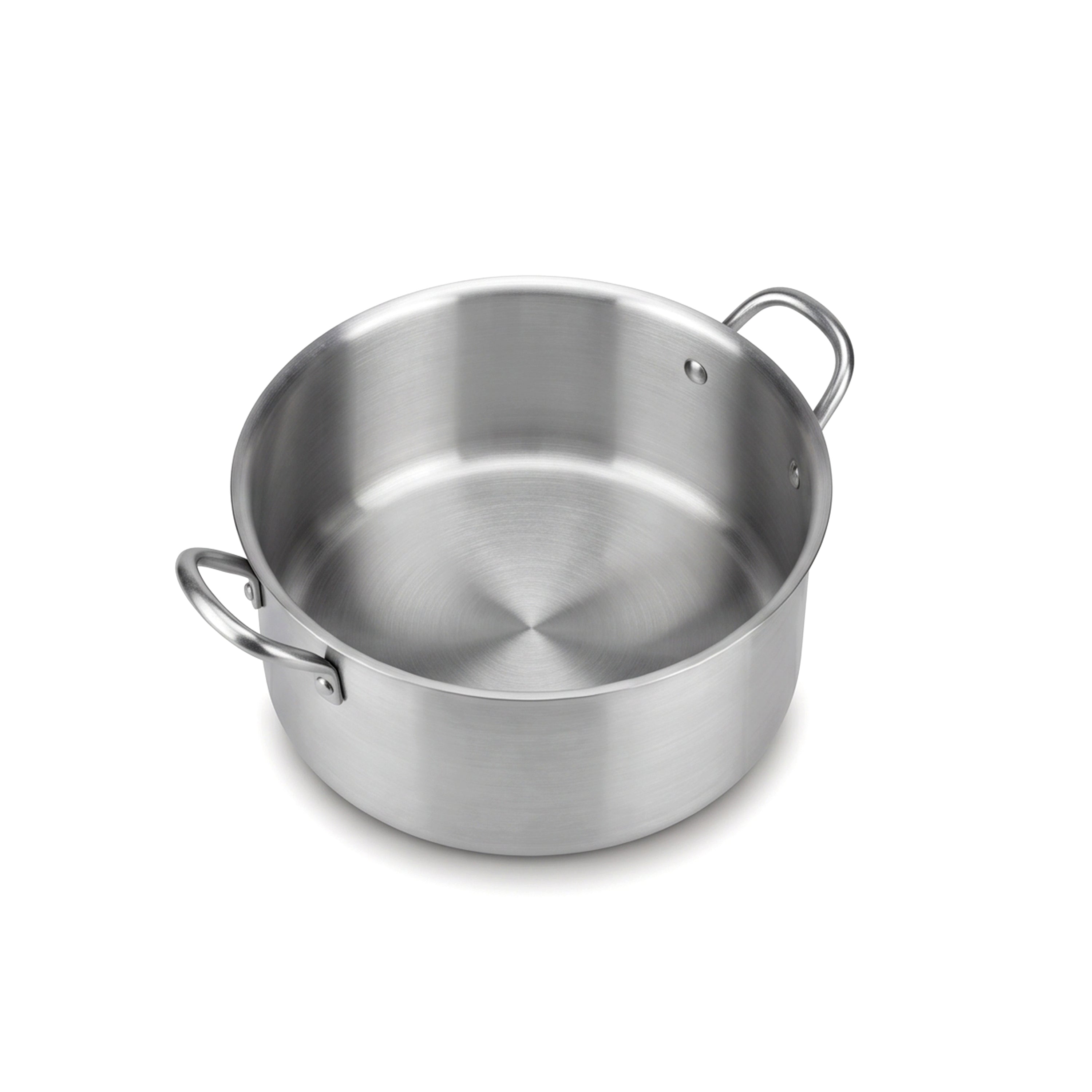 M.G Stainless Steel Round Stock Pot