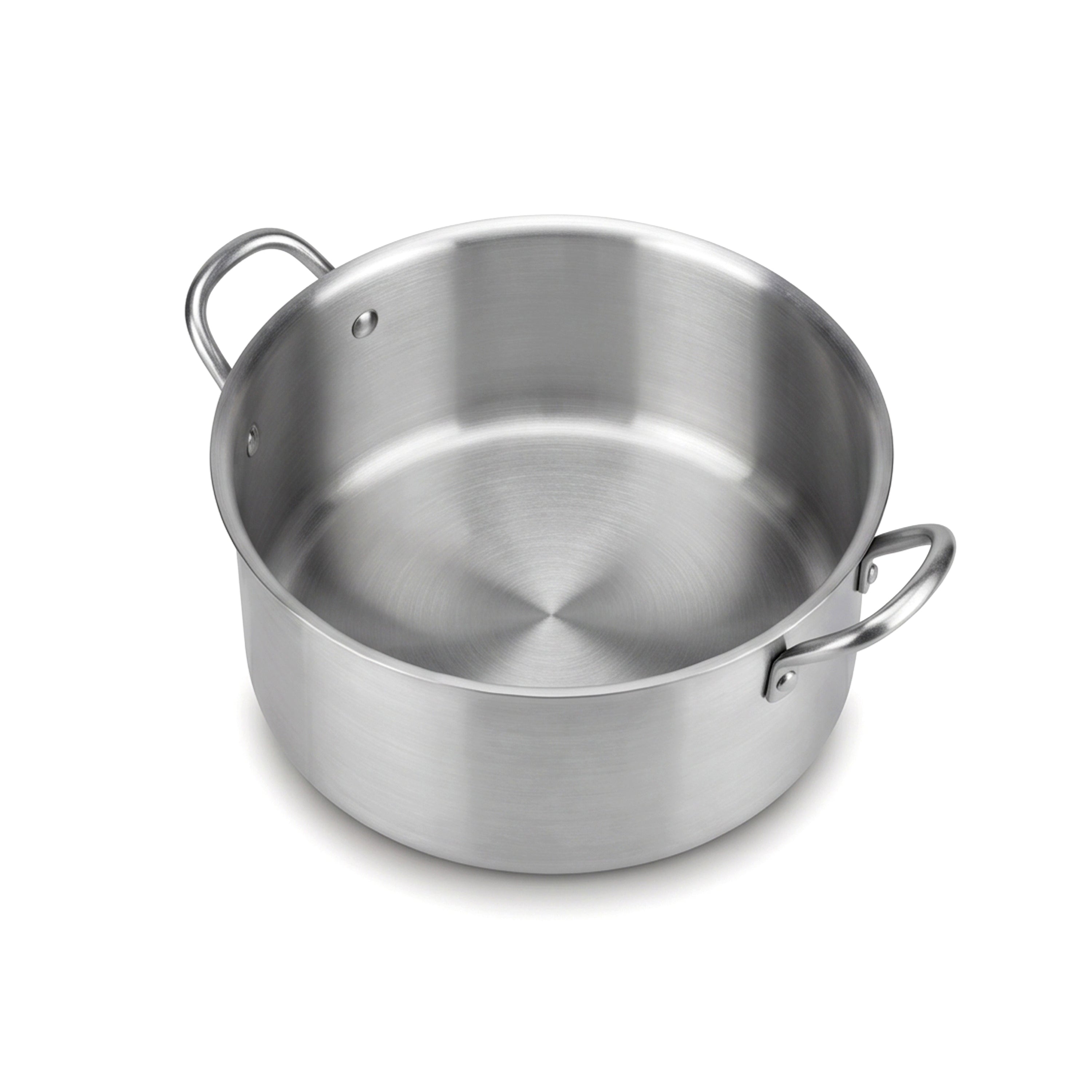 M.G Stainless Steel Round Stock Pot