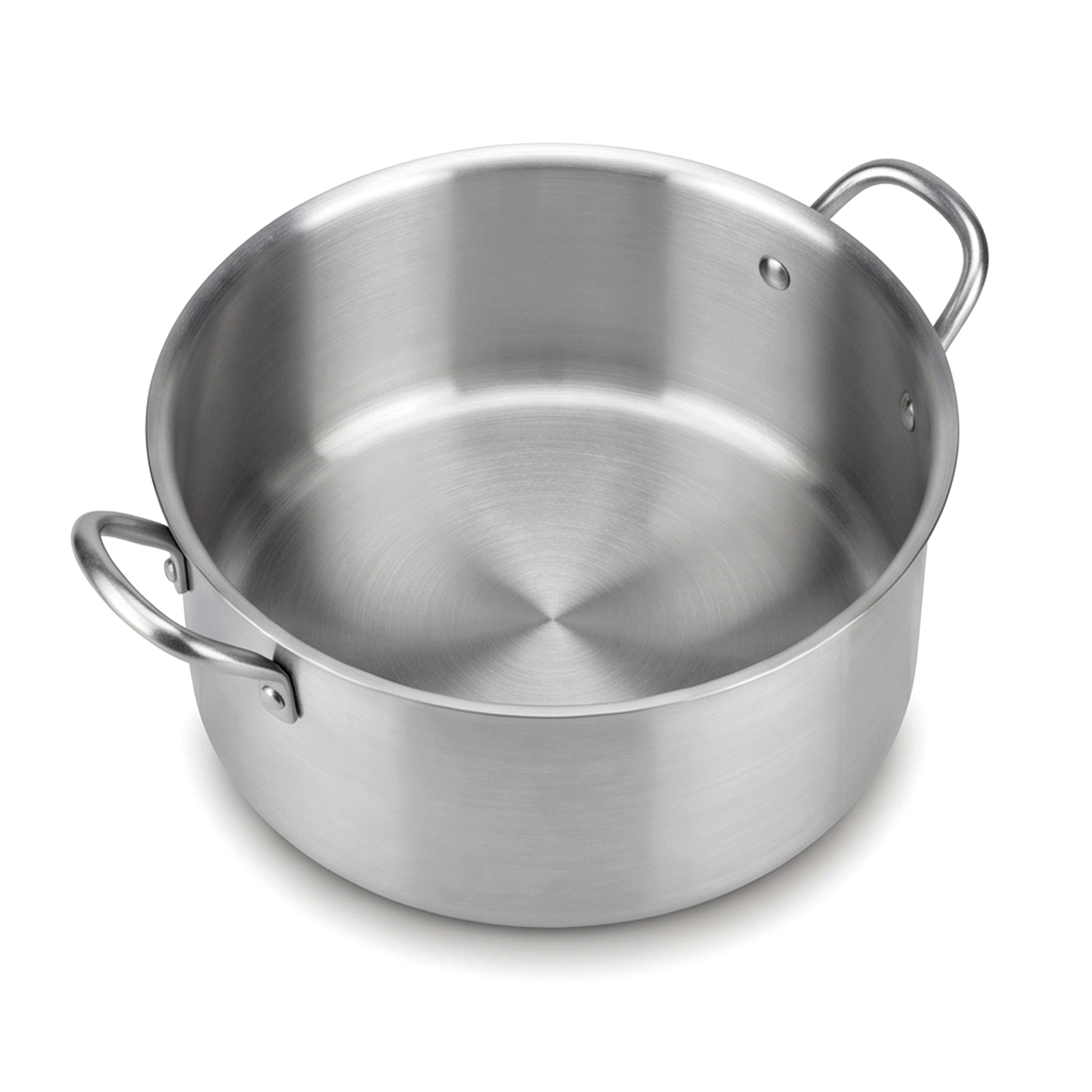 M.G Stainless Steel Round Stock Pot