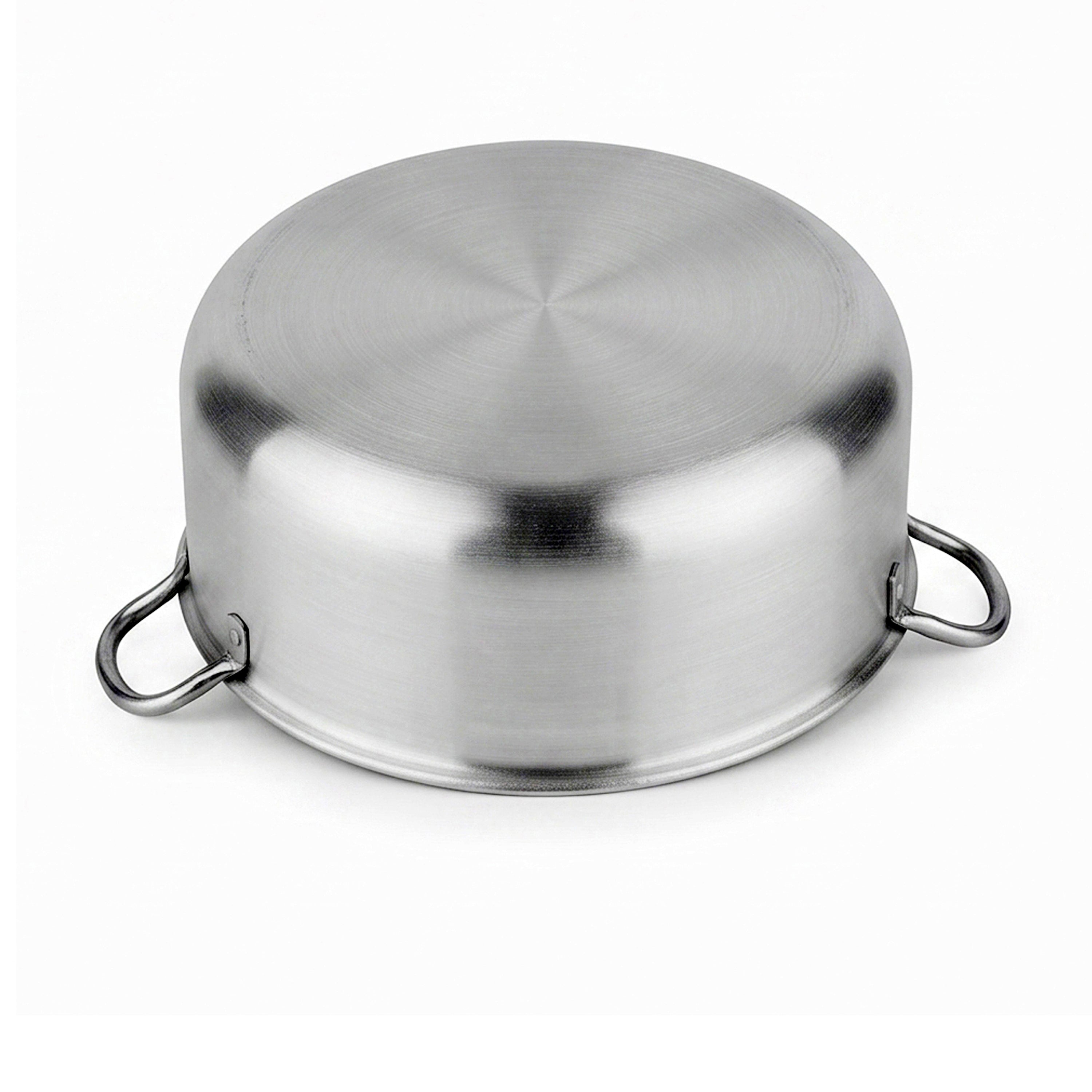 M.G Stainless Steel Round Stock Pot