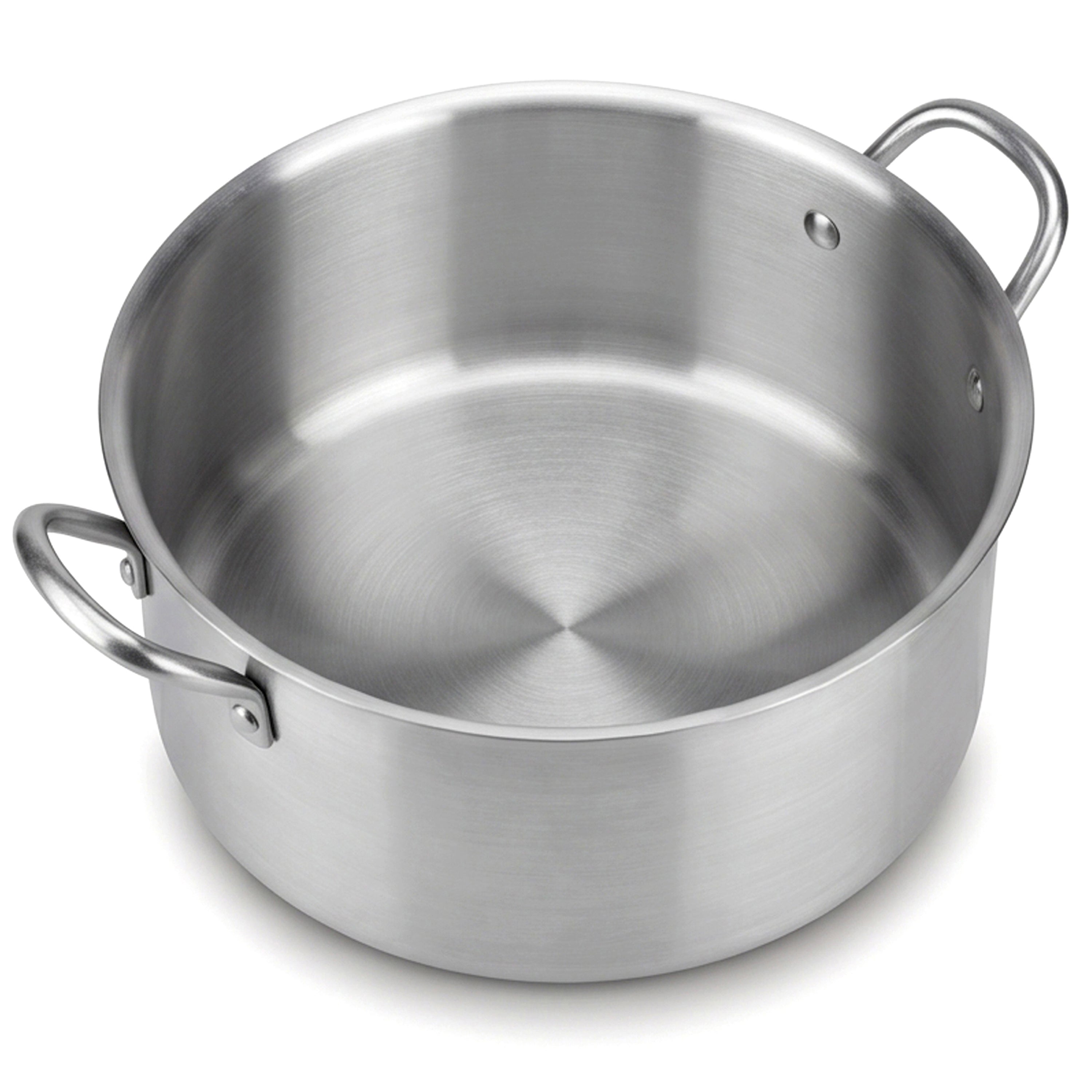 M.G Stainless Steel Round Stock Pot