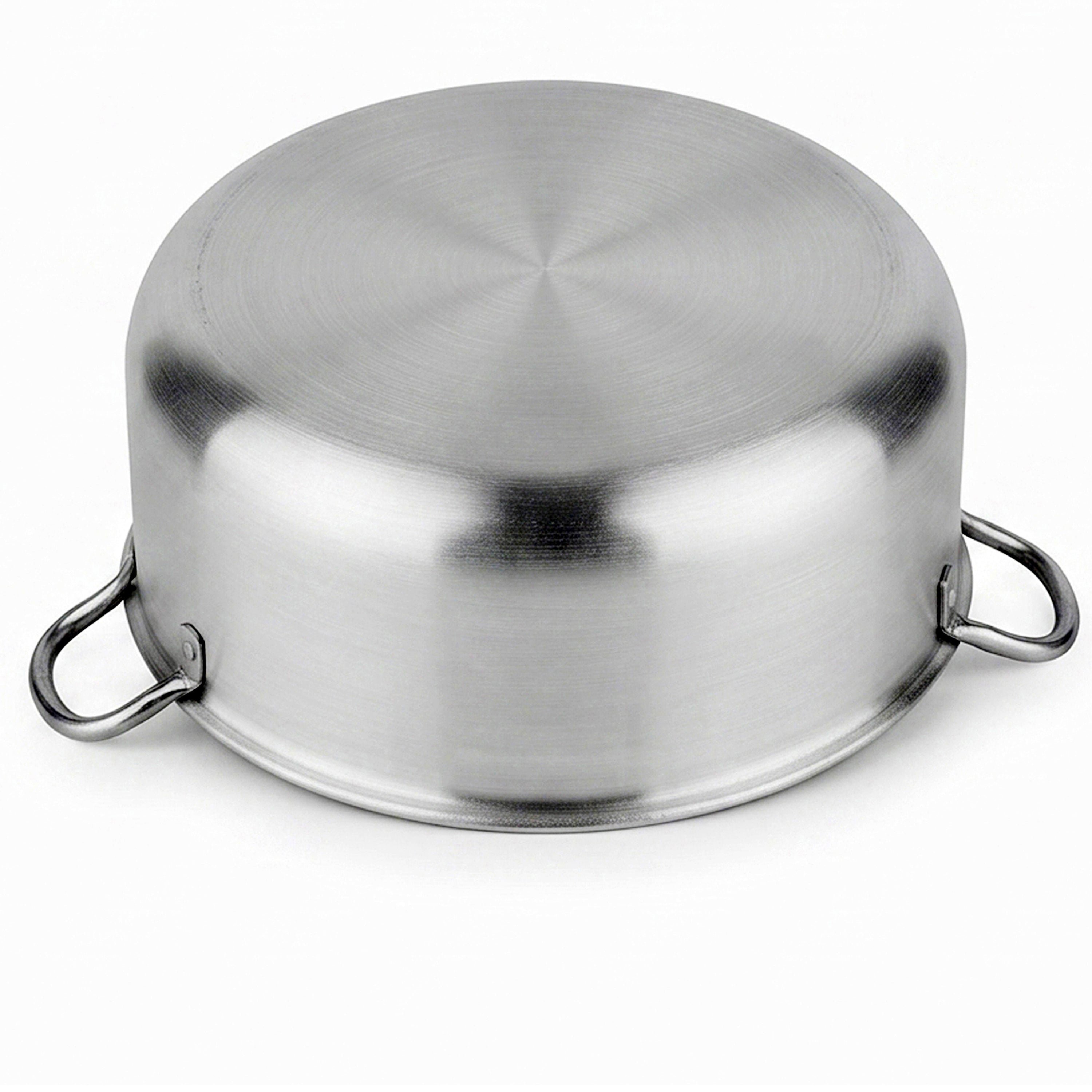 M.G Stainless Steel Round Stock Pot