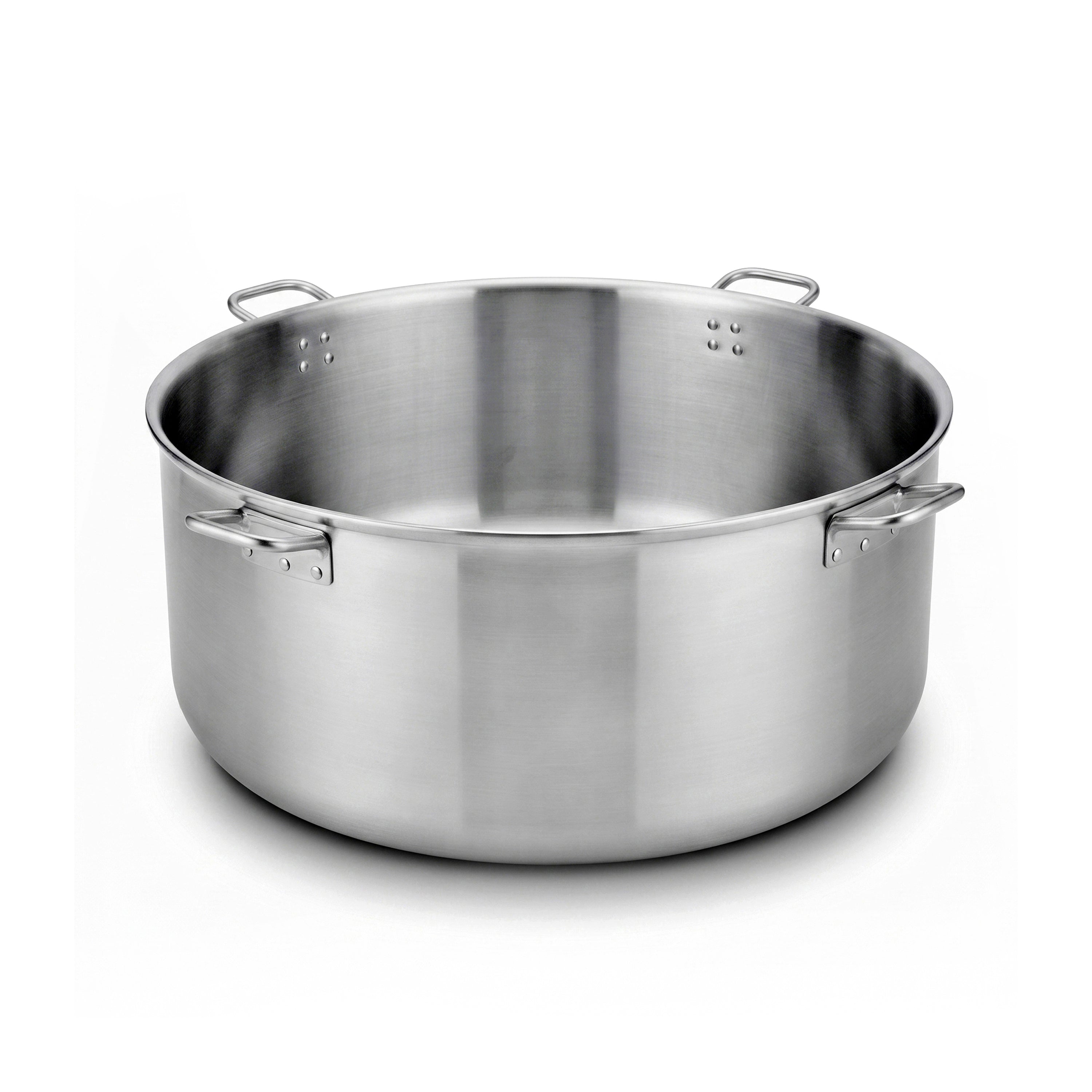 M.G Stainless Steel Round Stock Pot With 4 Handles
