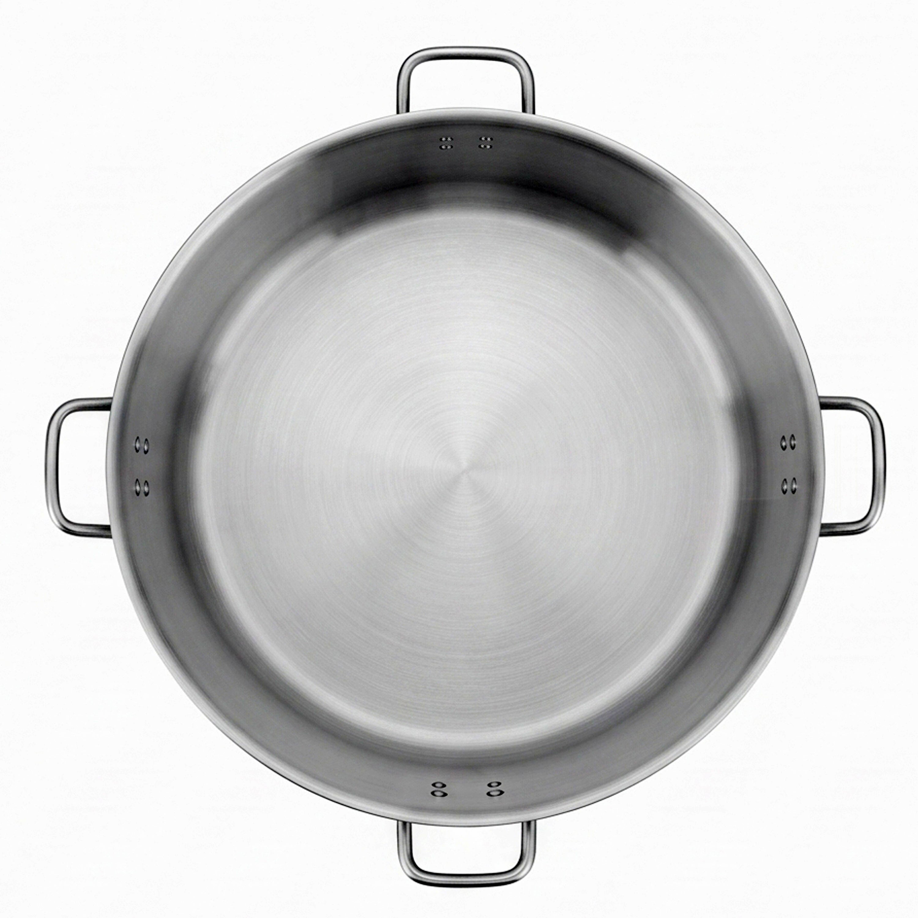M.G Stainless Steel Round Stock Pot With 4 Handles
