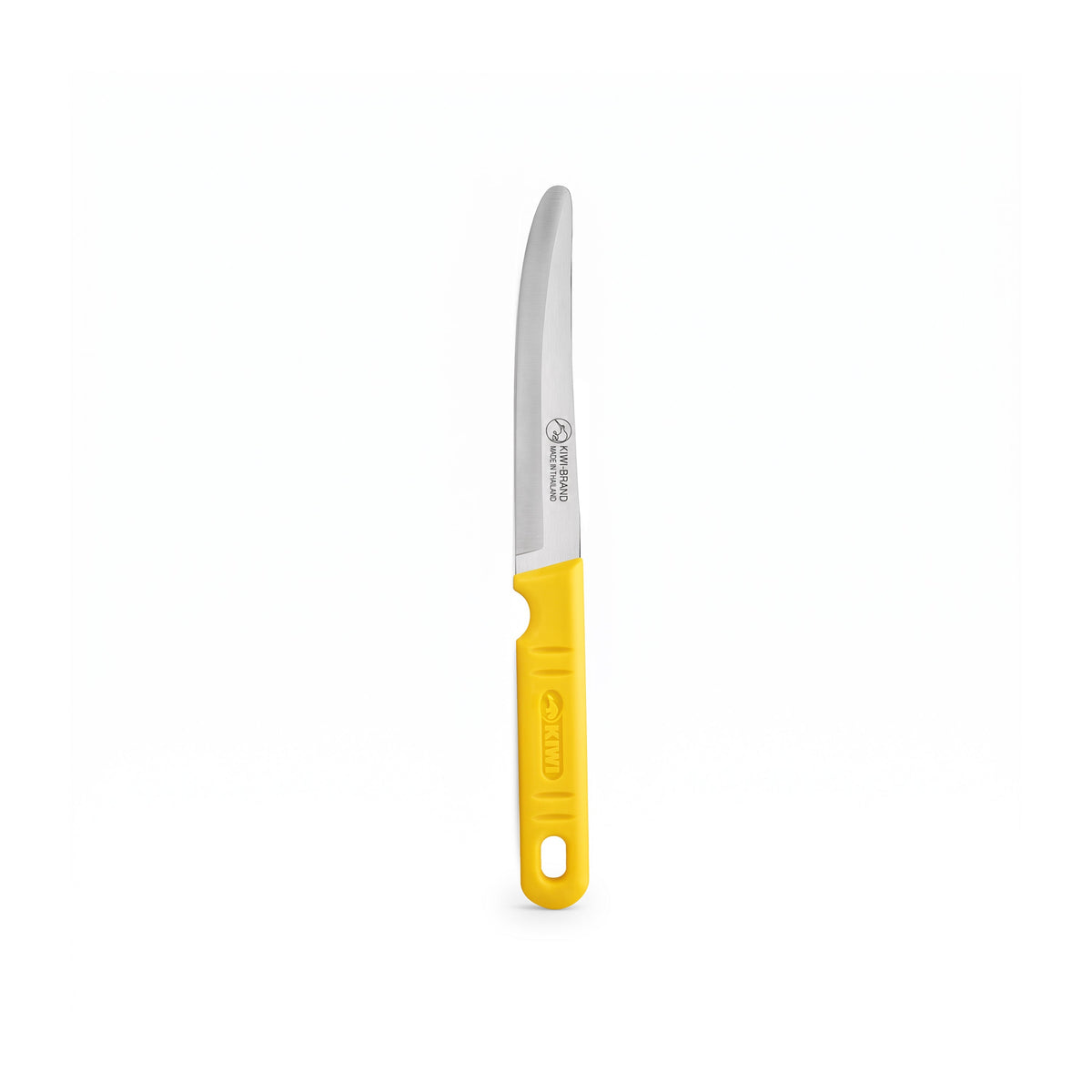 Kiwi No. 512 8-Inch Stainless Steel Knife With Yellow Plastic Handle Kaka Bawa Sons