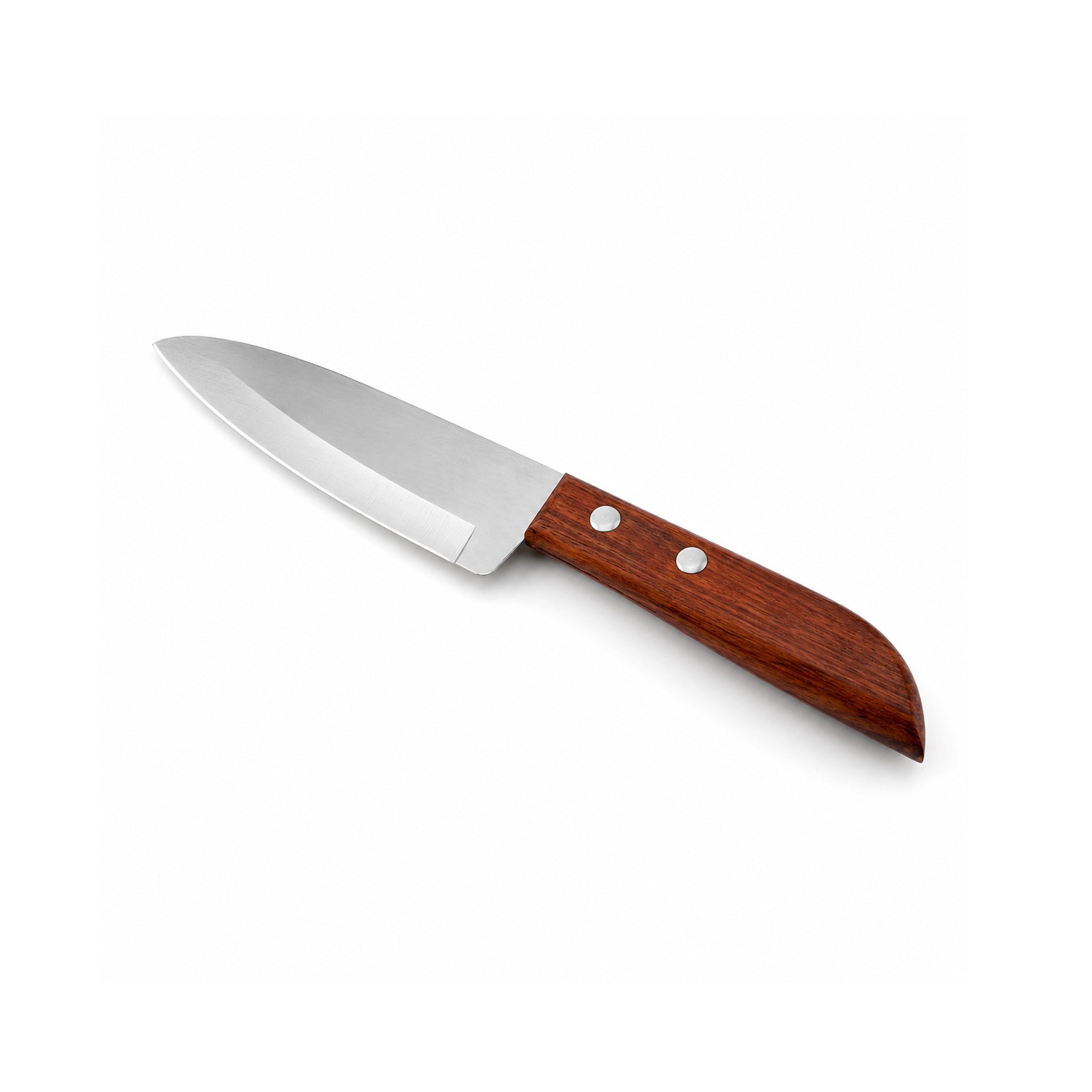 Kiwi No. 503 7.5-Inch Stainless Steel Knife With Wooden Handle