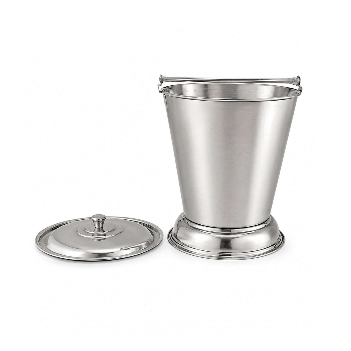 R/S Stainless Steel Balti Bucket With Lid Kaka Bawa Sons