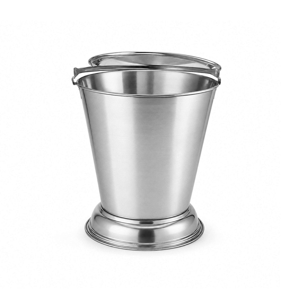 R/S Stainless Steel Balti Bucket With Lid Kaka Bawa Sons