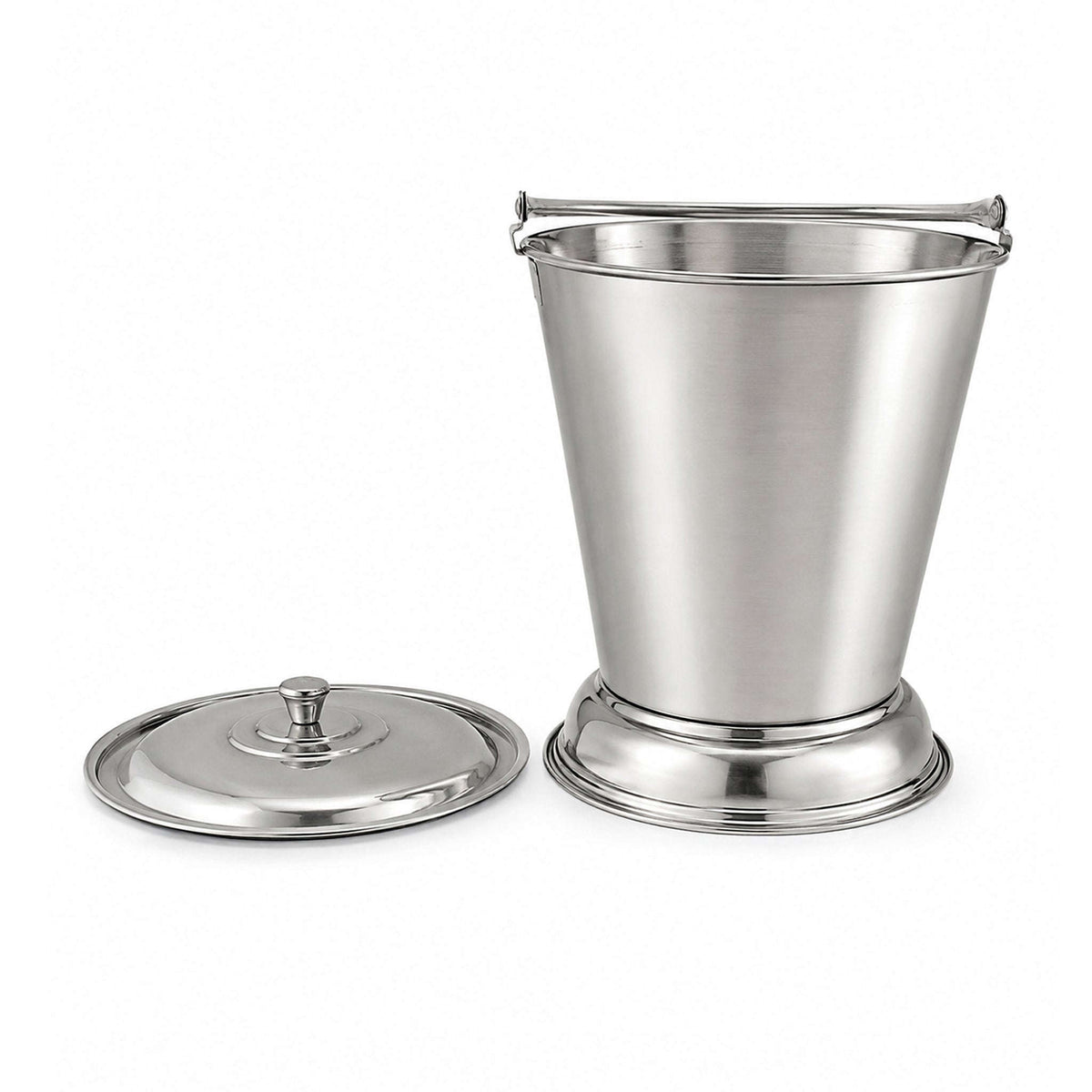 R/S Stainless Steel Balti Bucket With Lid Kaka Bawa Sons
