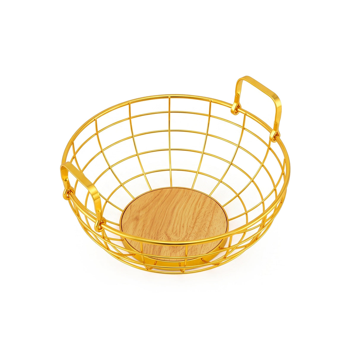 Kangda Golden Steel Fruit Basket Kaka Bawa Sons