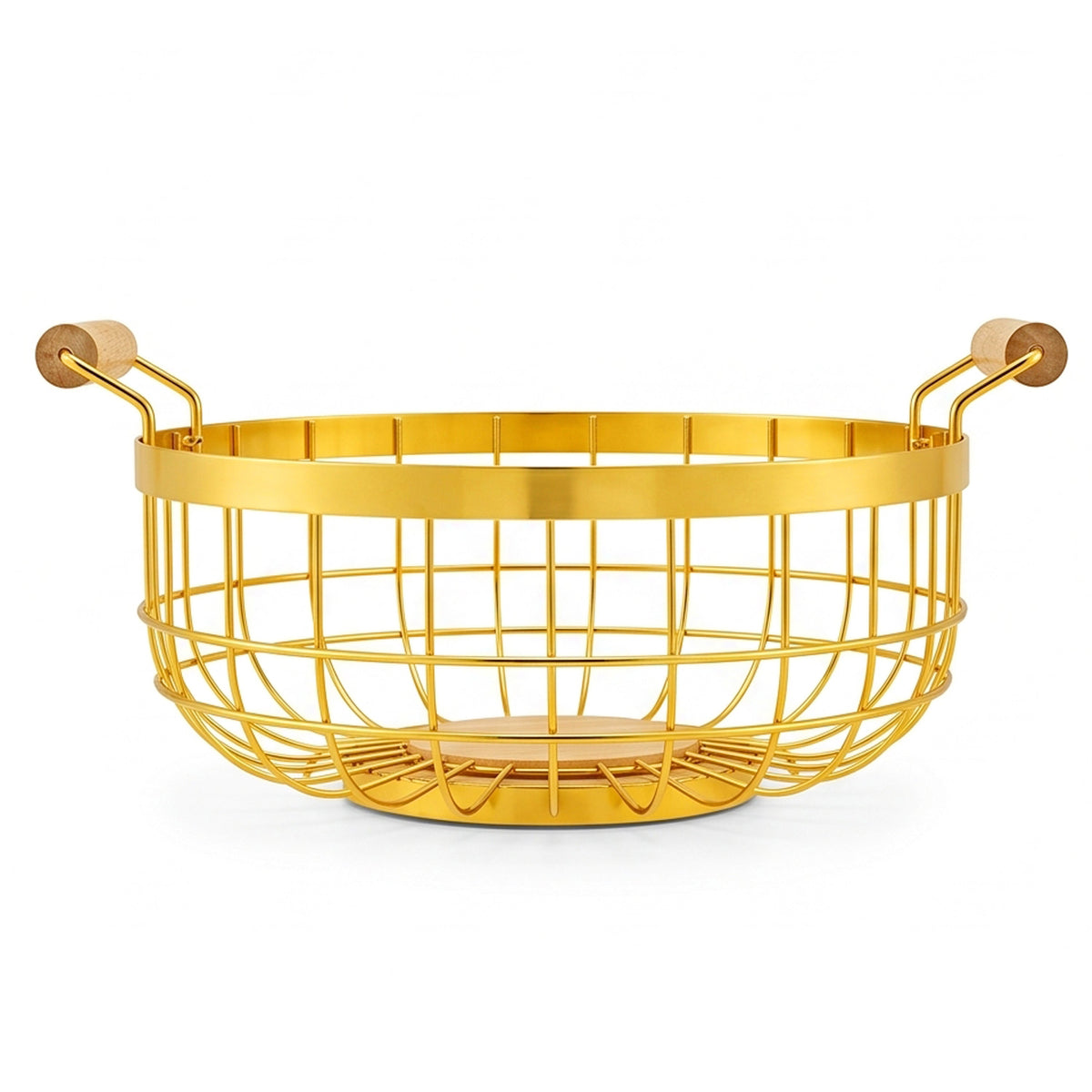 Kangda Golden Steel Fruit Basket Kaka Bawa Sons