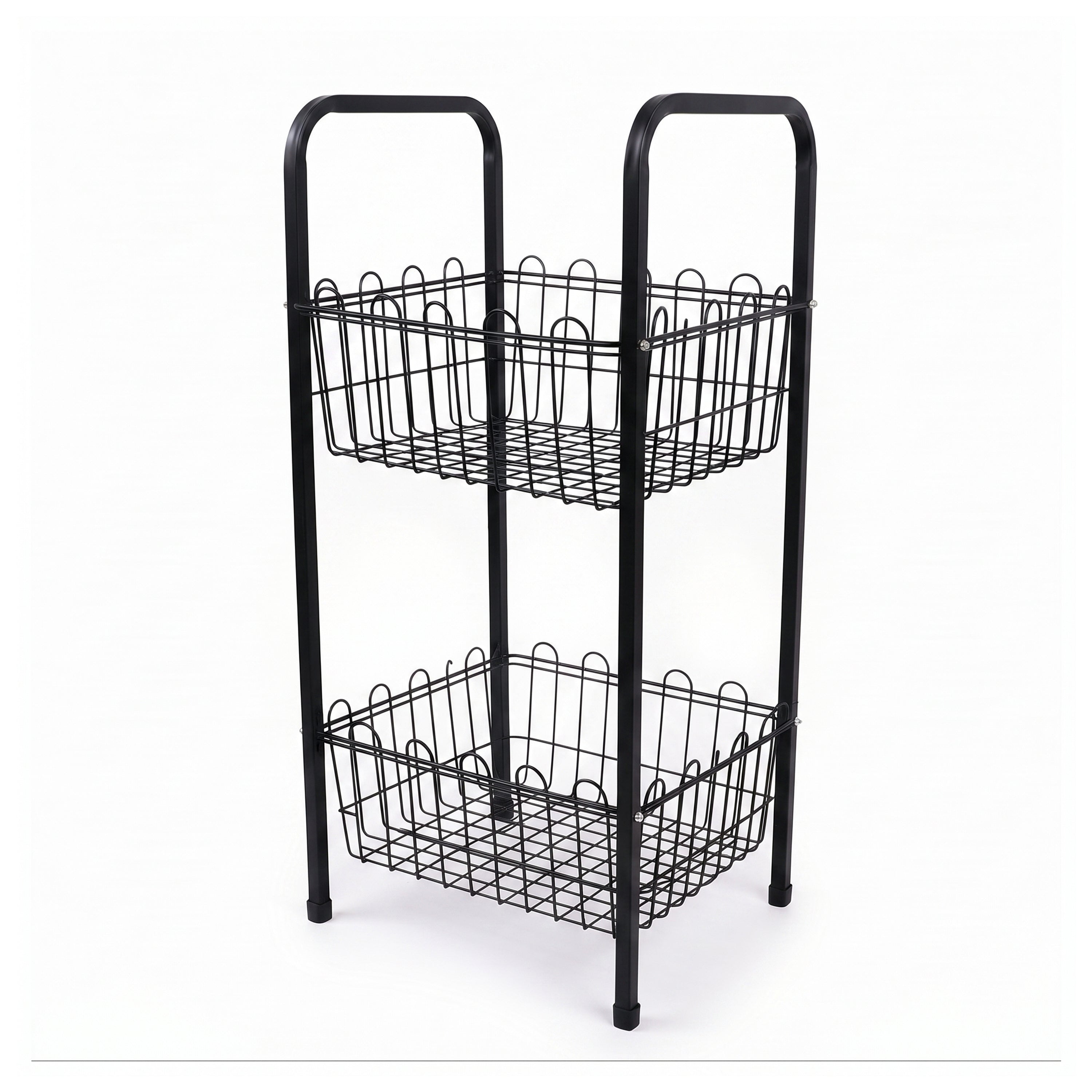 SK Black Plastic Wire Vegetable Rack