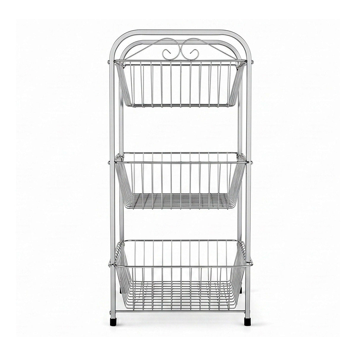 AT Stainless Steel Rectangular Wire Vegetable Rack Kaka Bawa Sons