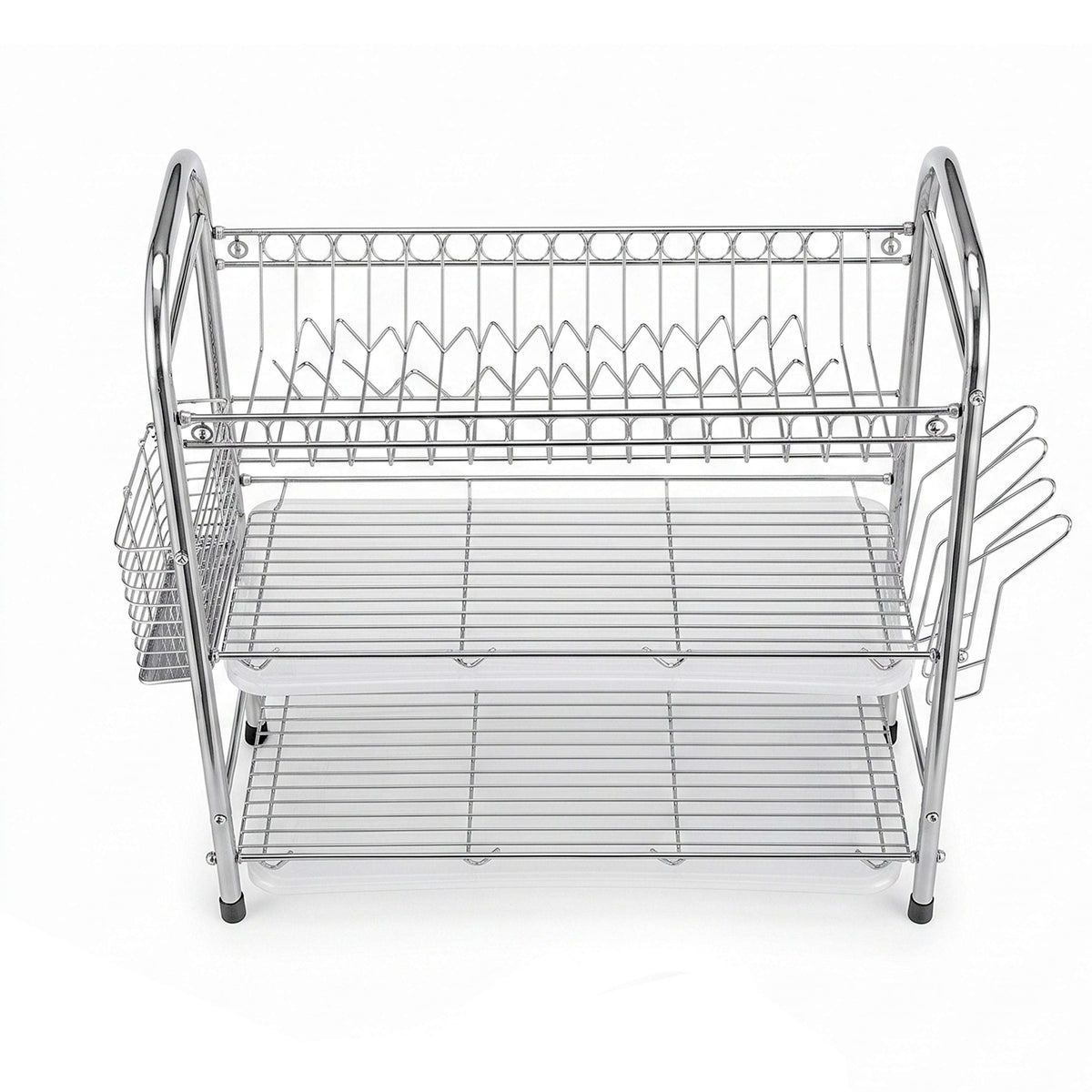 SK Stainless Steel Silver Plate Rack. Available in 2 sizes: 2-tier and 3-tier Kaka Bawa Sons