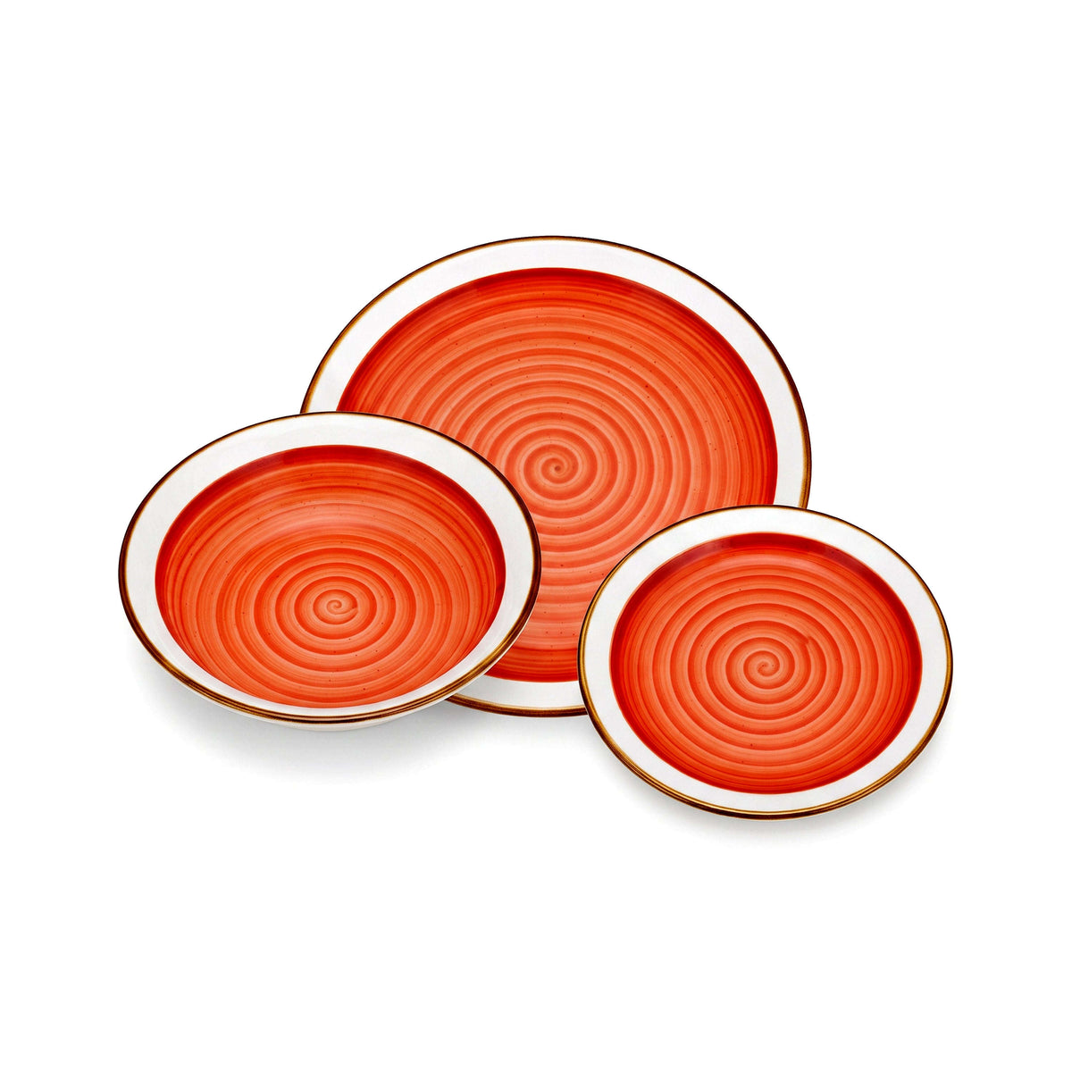 Danny Home 18-Piece Stone Plate Set Kaka Bawa Sons