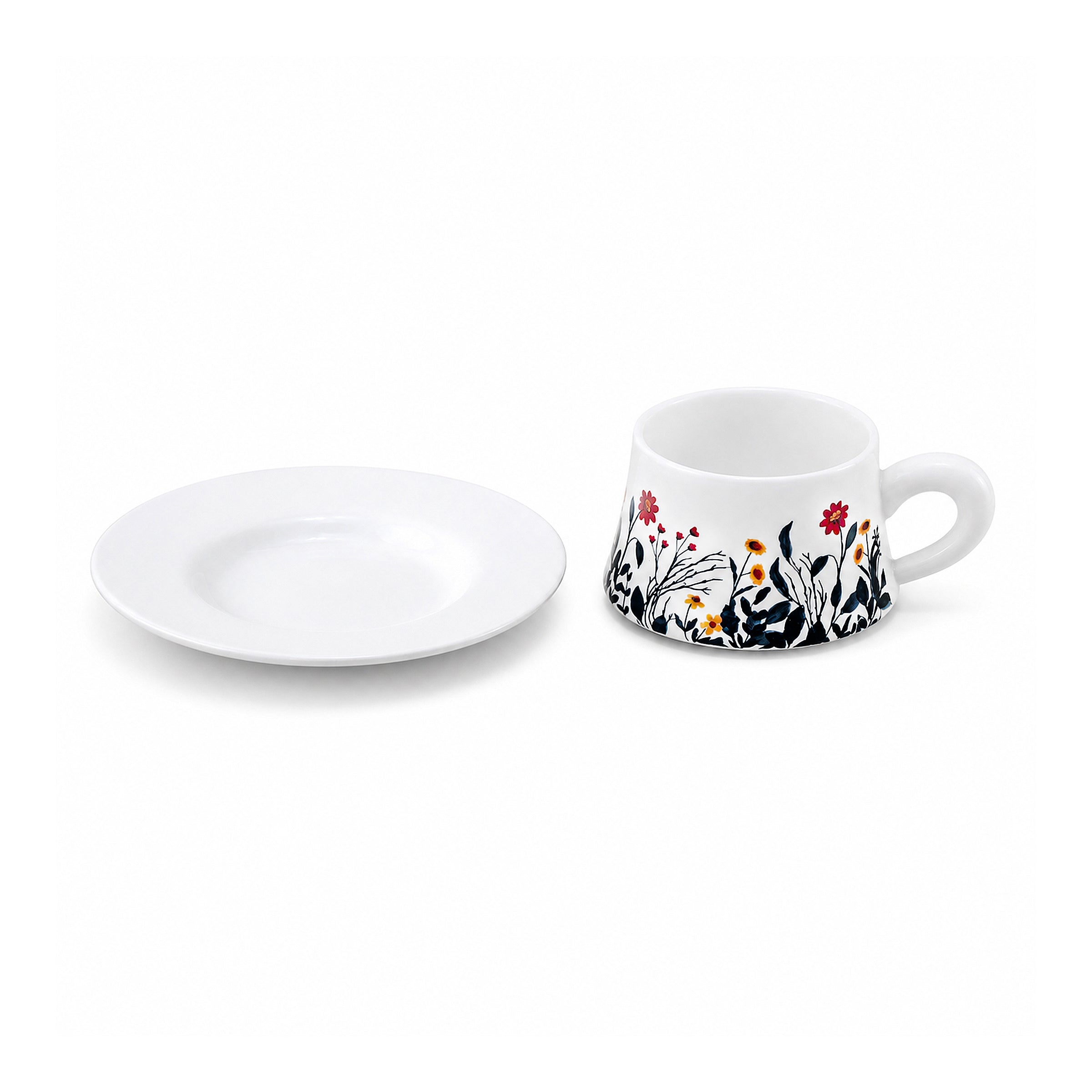 Wildflower Meadow 300 ML Ceramic Mug with Saucer
