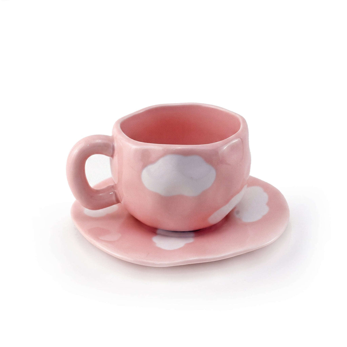 Cloud 300 mL Ceramic Mug With Saucer Kaka Bawa Sons