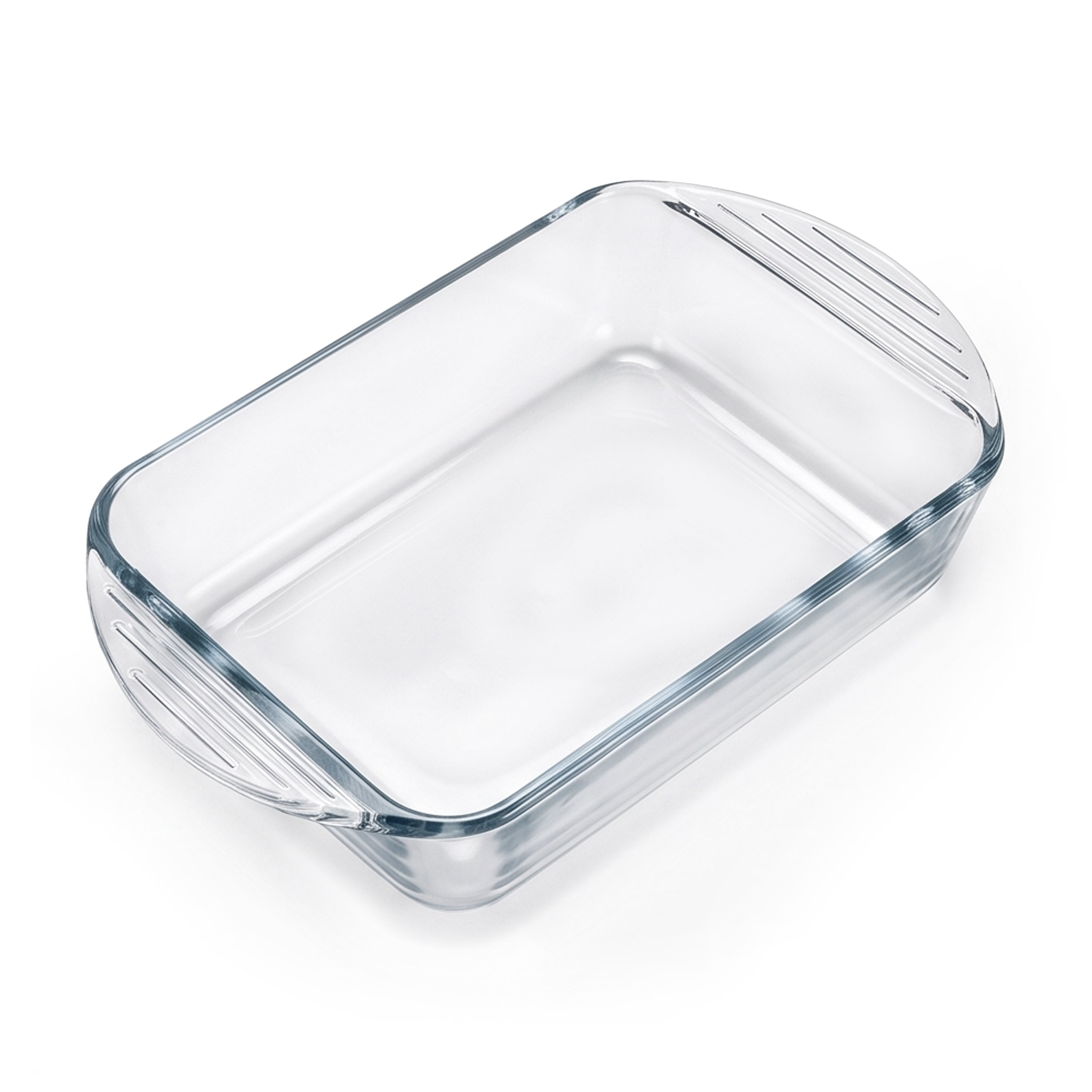 Pasabahce Borcam 1-Liter Glass Square Roaster