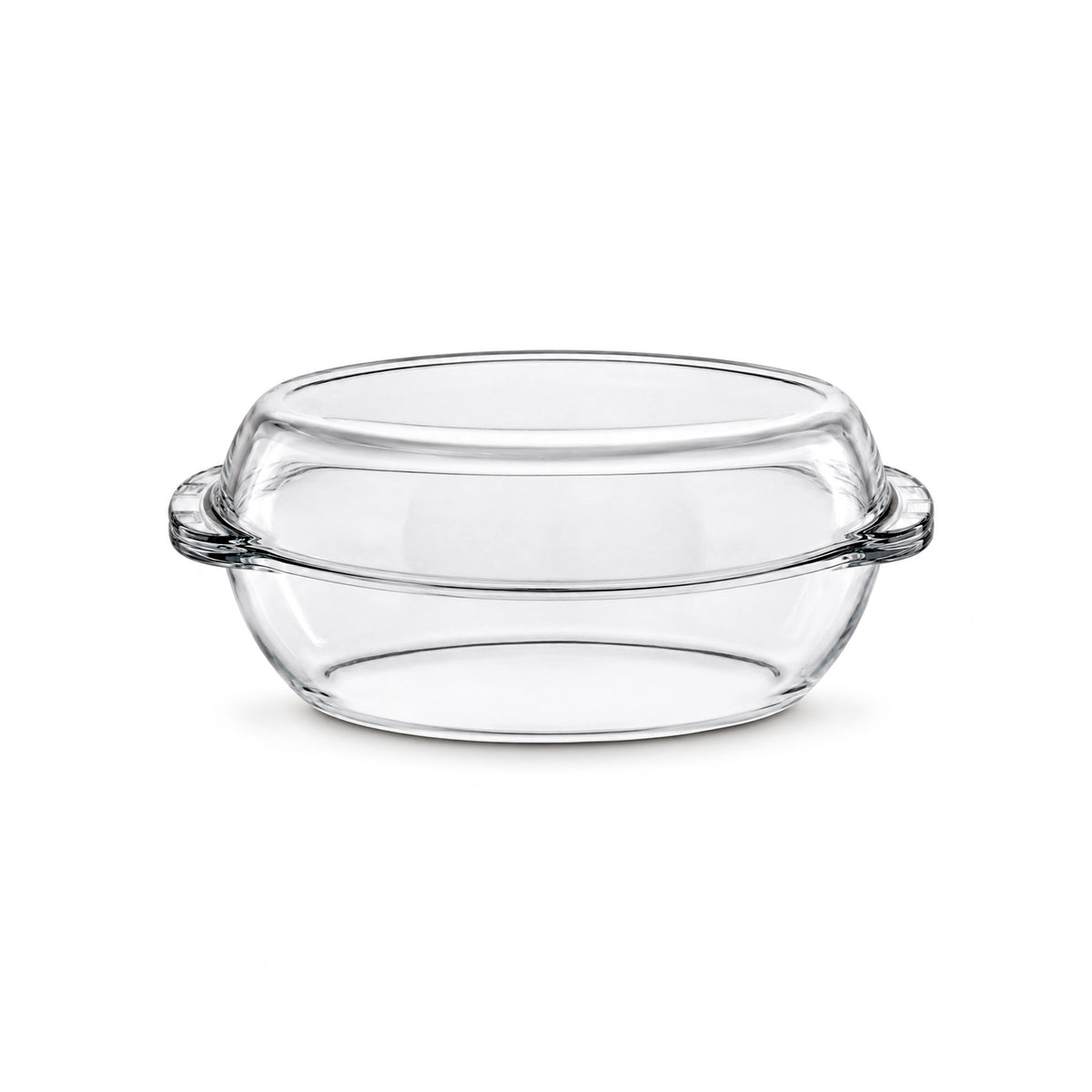 Pasabhace Borcam 3-Liter Glass Oval Dish