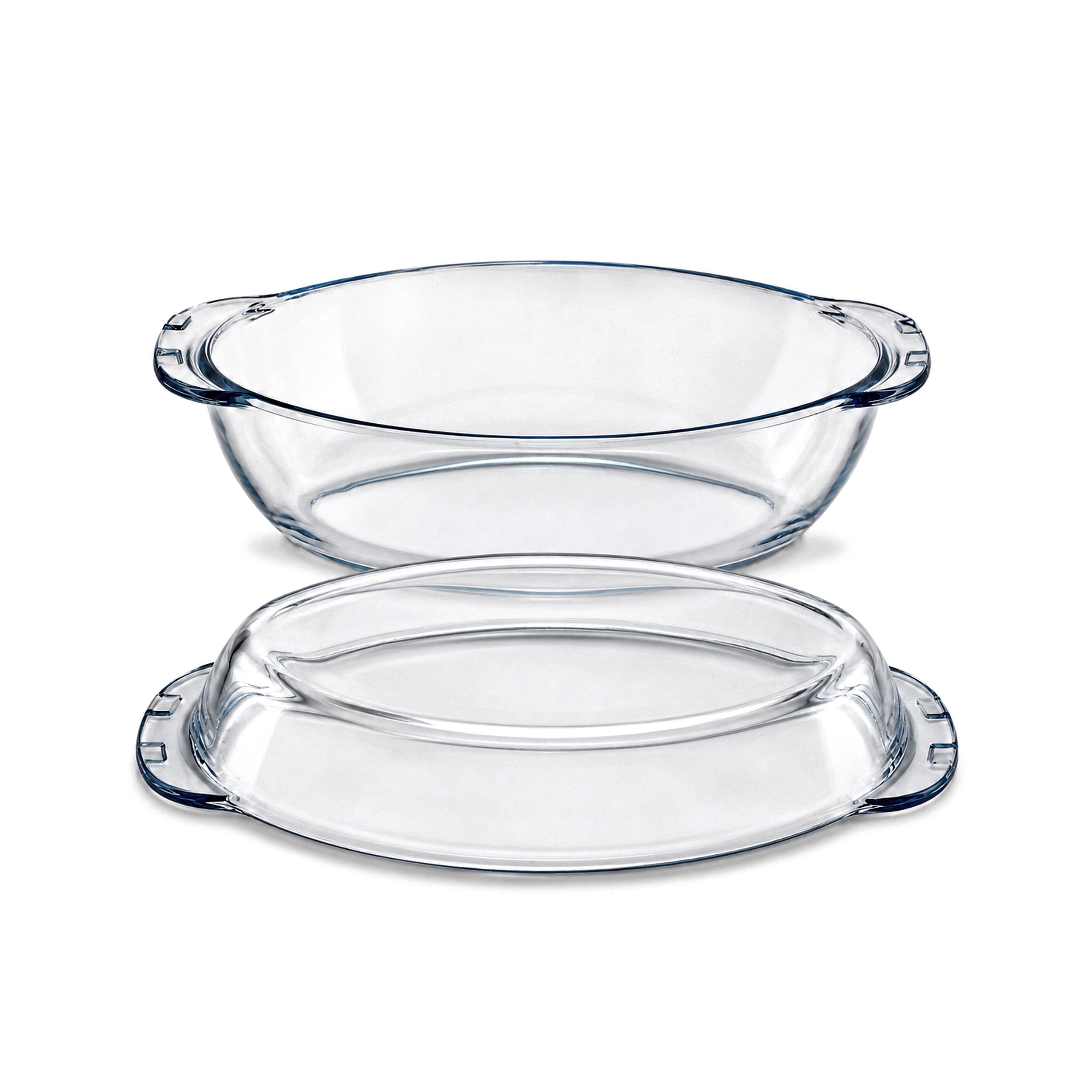 Pasabhace Borcam 3-Liter Glass Oval Dish